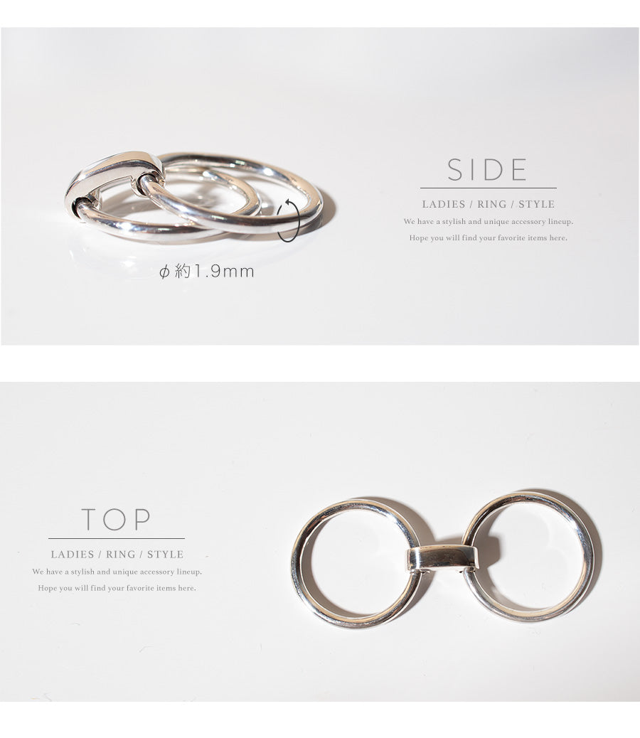 Silver925 Connected Ring | BELUA