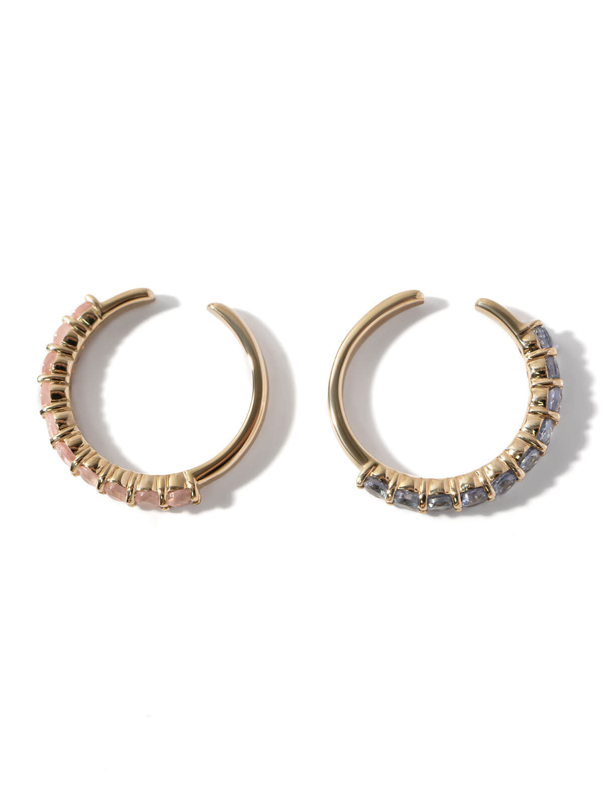 K10 Gemstone Elegant Hoop Earcuff | FLONE