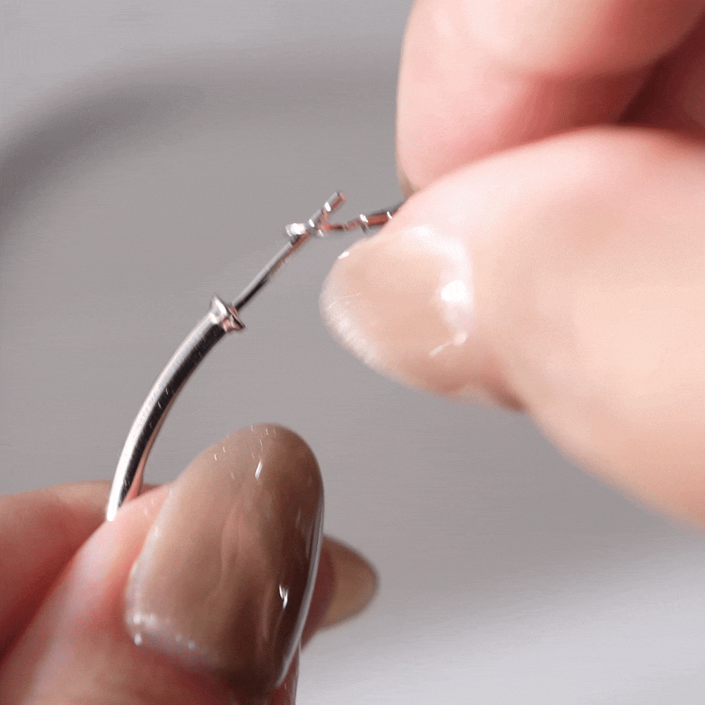 Classic Round Hoop Earrings | GIOOVE