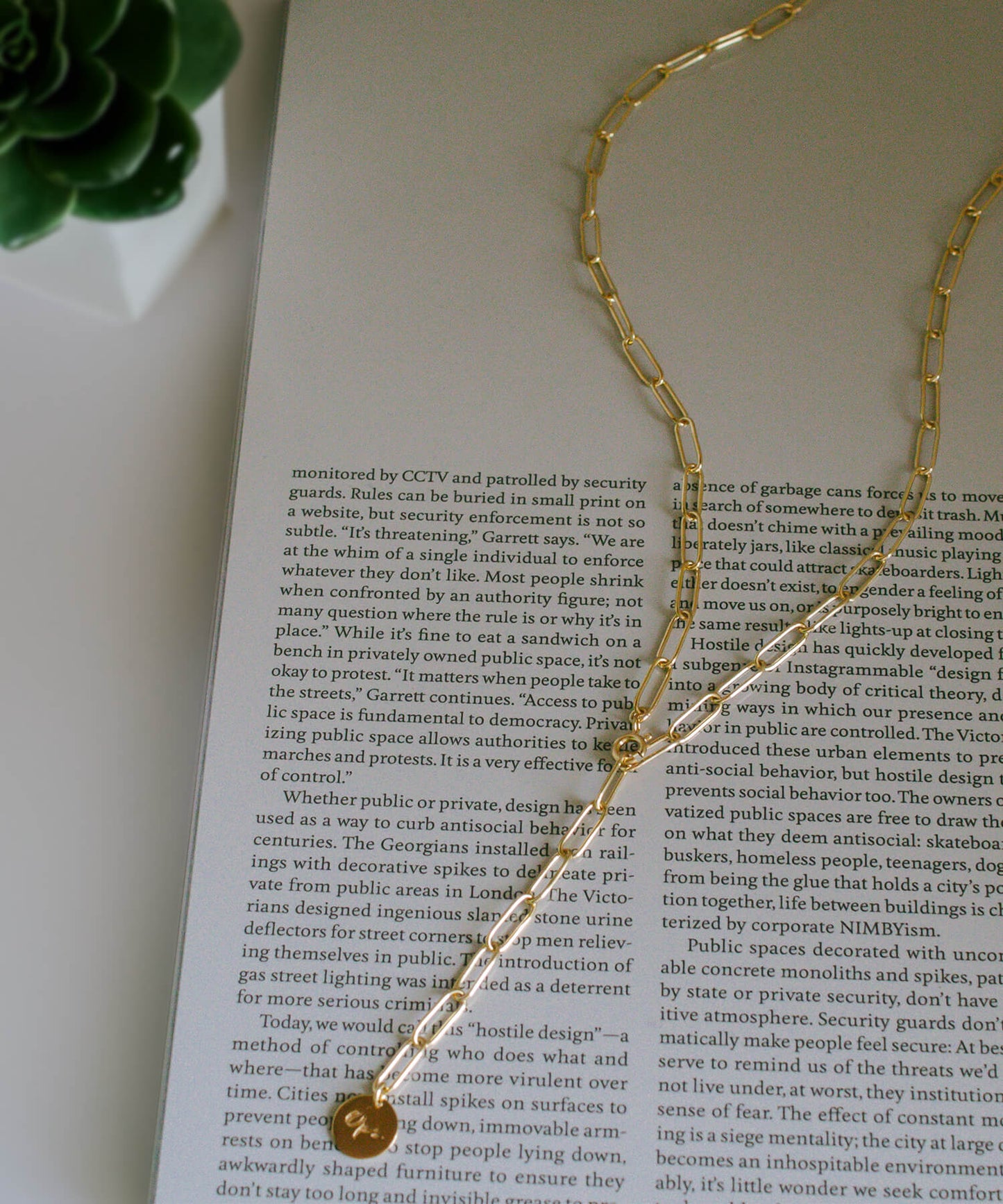 Silver925 Link Chain Necklace with Charm | LOPARD