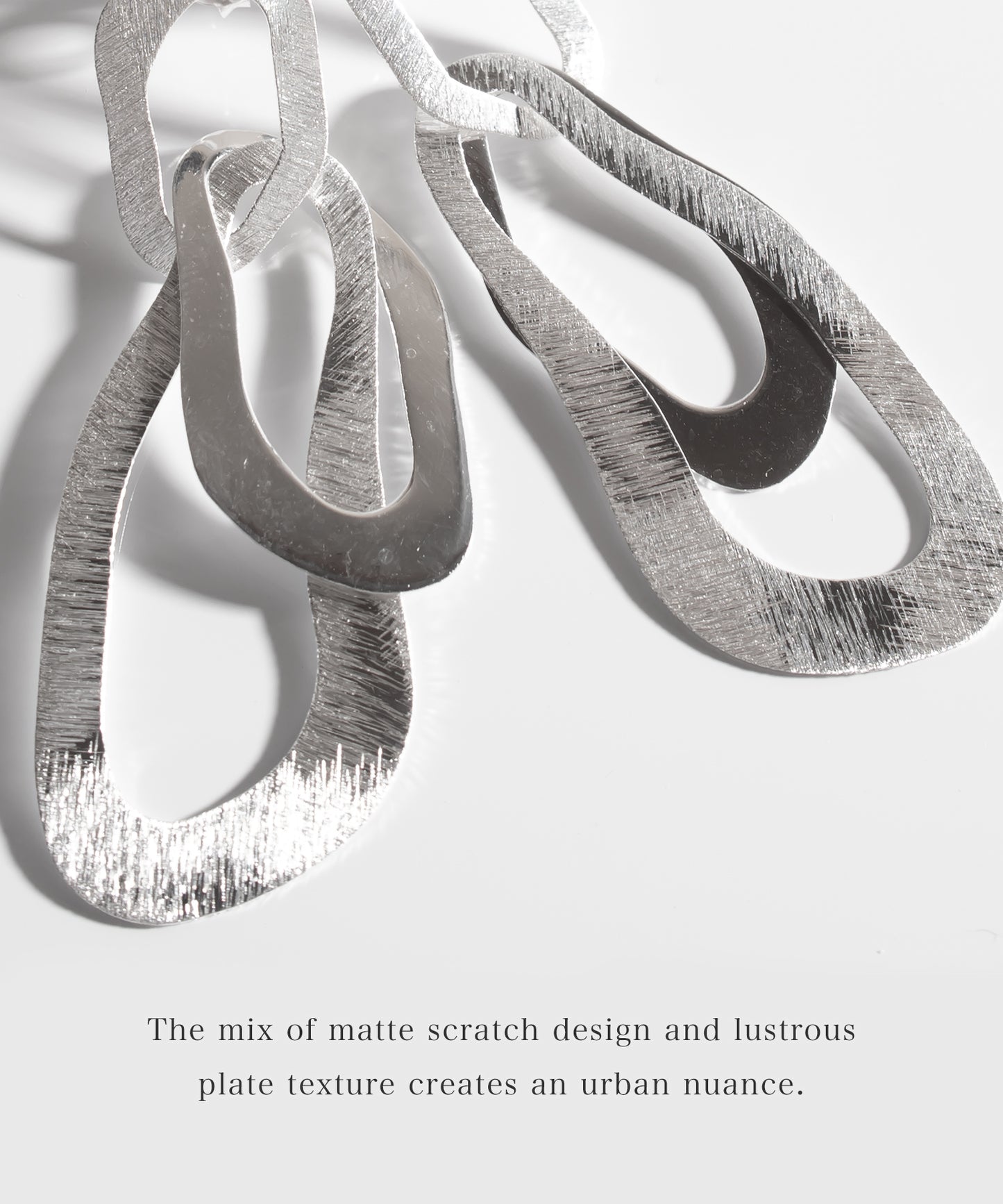 Silver925 Crooked Hoop Earrings | KREO