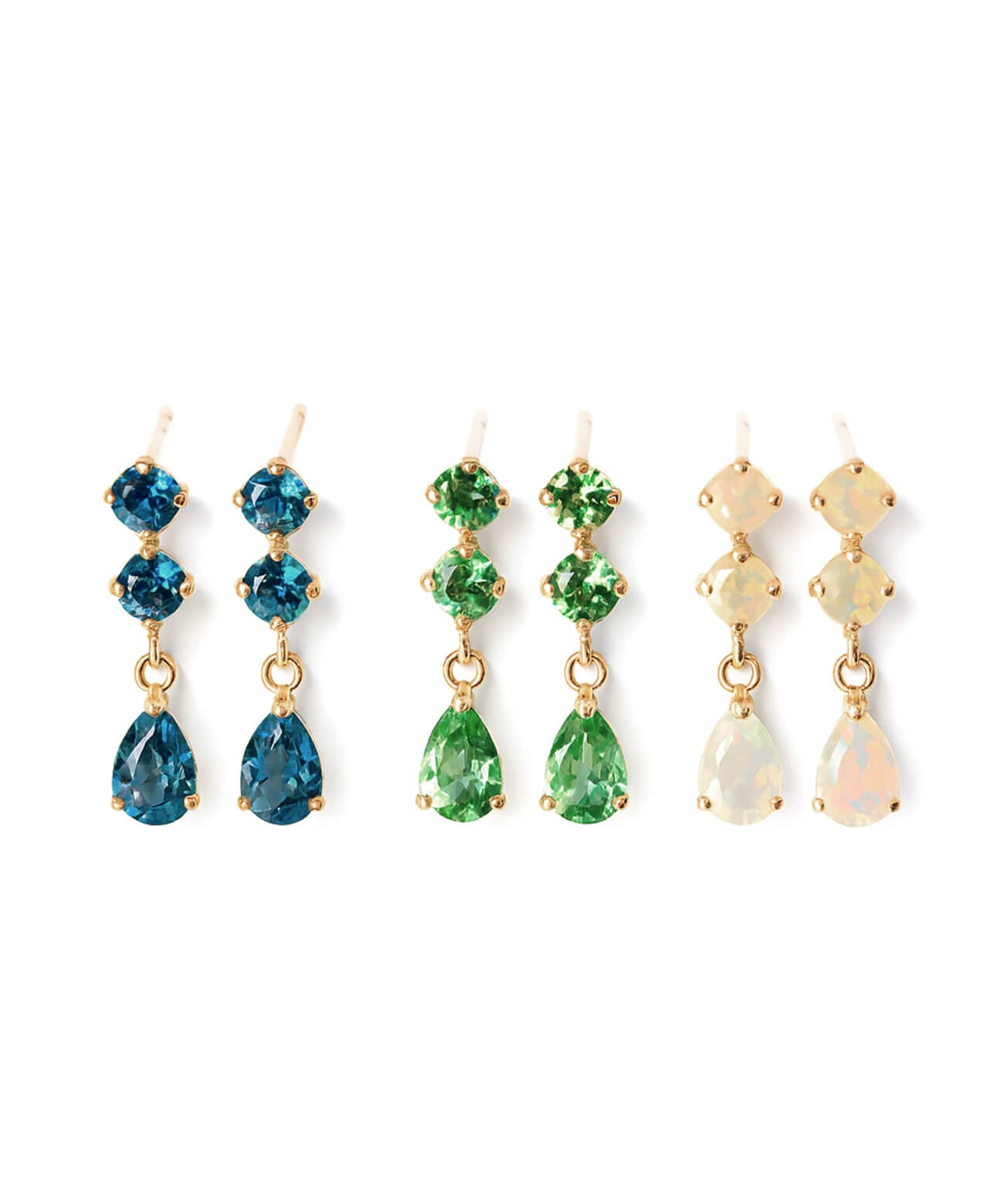gemstone drop Earring | TRESOR TOROIS