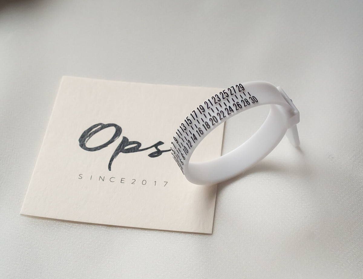 JP SIZE | Ring Size Gauge Band – Ops. Jewelry