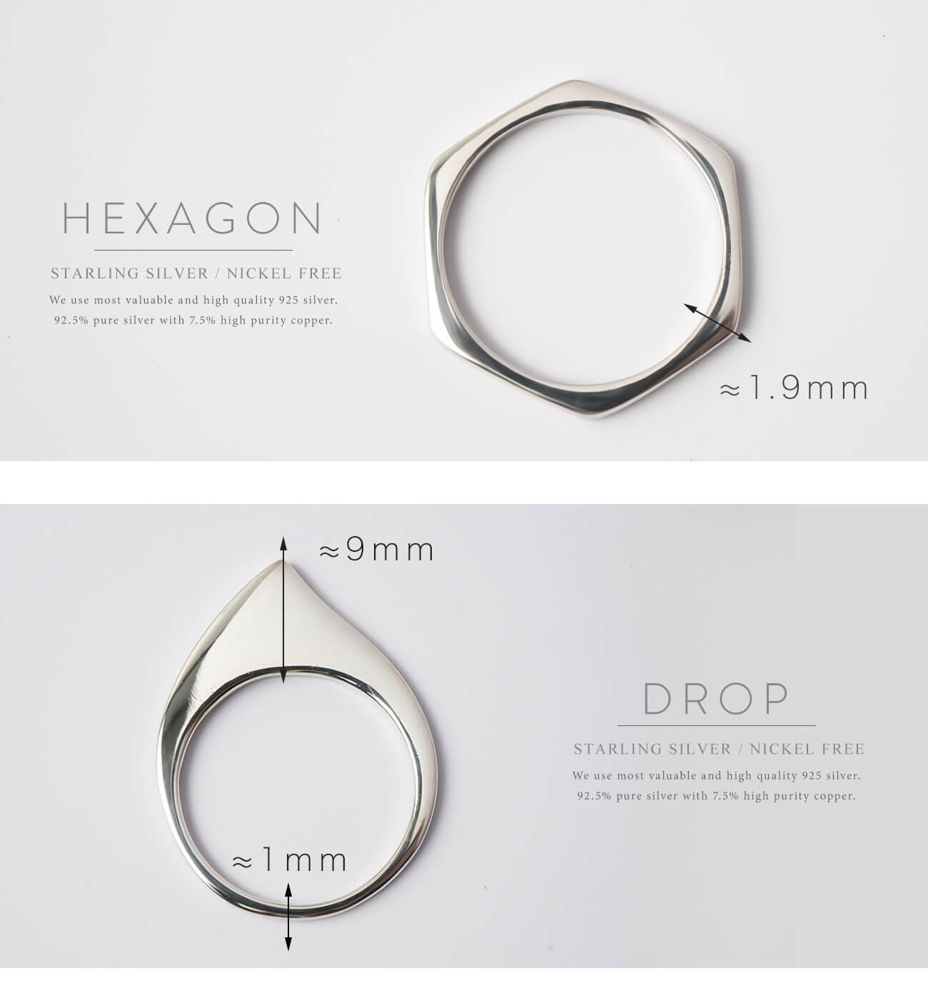 Silver925 Skiny Stacking Ring | LEIKKISA