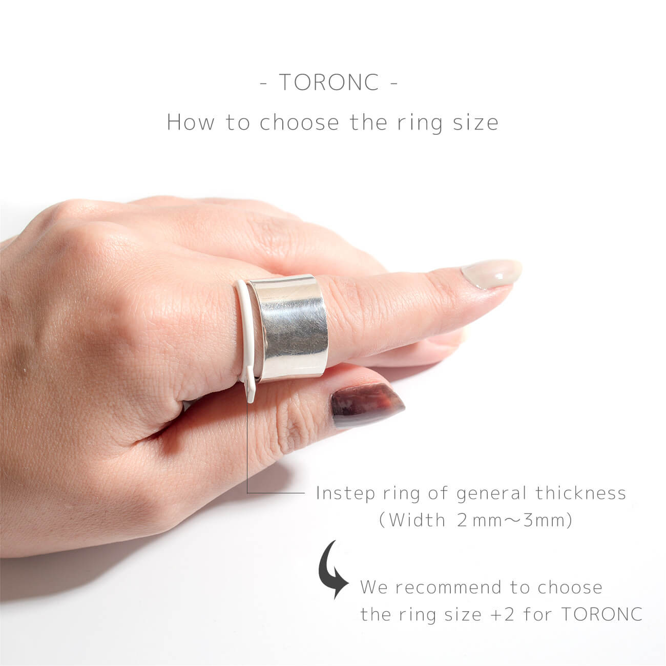 Silver925 Wide Tube Ring | TORONC MATTE