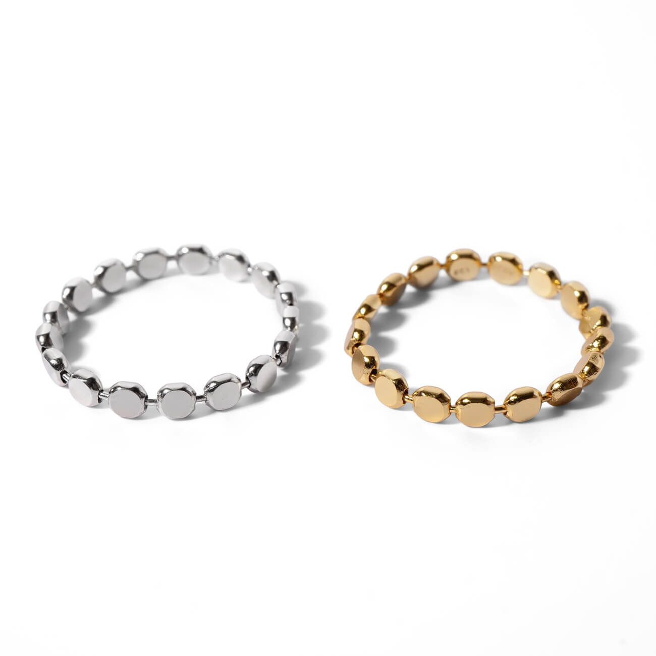 Silver925 Flat Dot Ring | KIVIA-RING