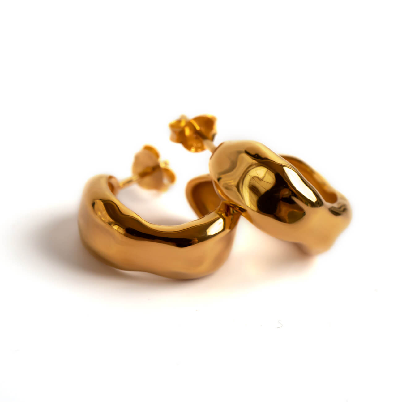 Silver925 Hammered Arch Pierce | MOLUNE-PE