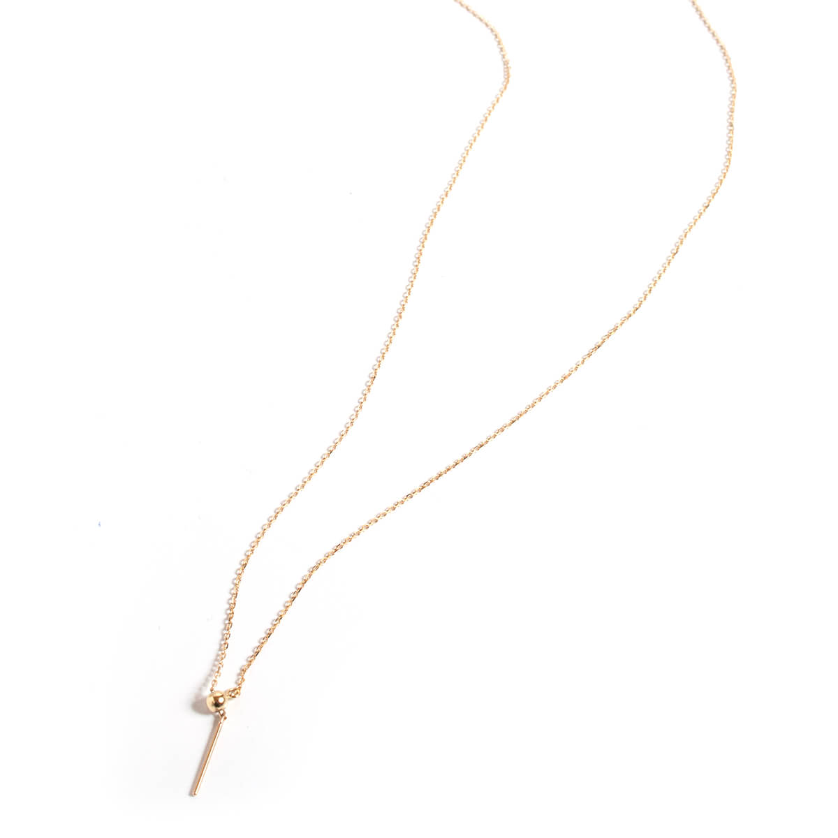 K10 Long Pin Through Necklace | Pomme Malie-chain – Ops. Jewelry