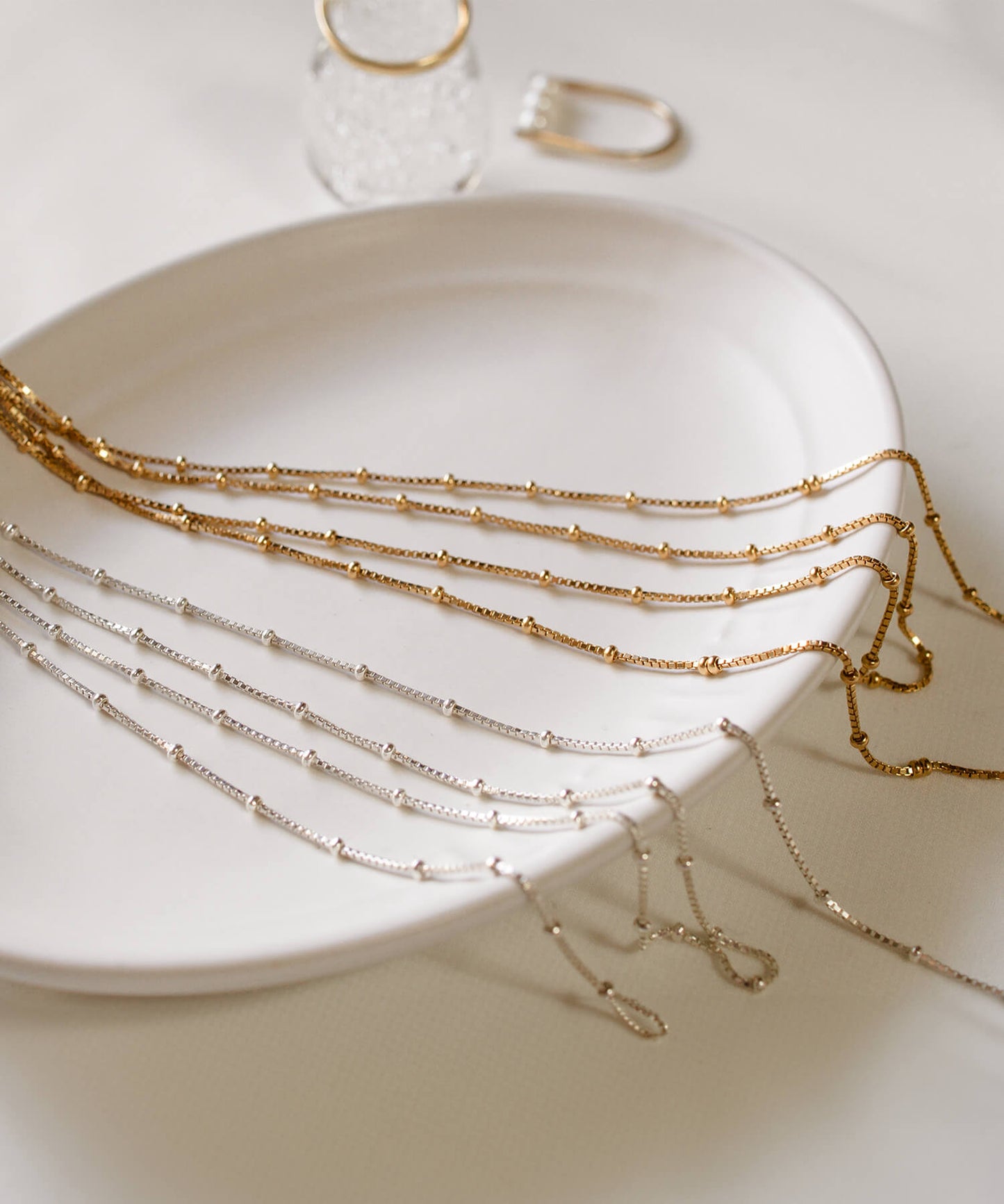 Silver925 Satellite Dot Chain Necklace | ARETE