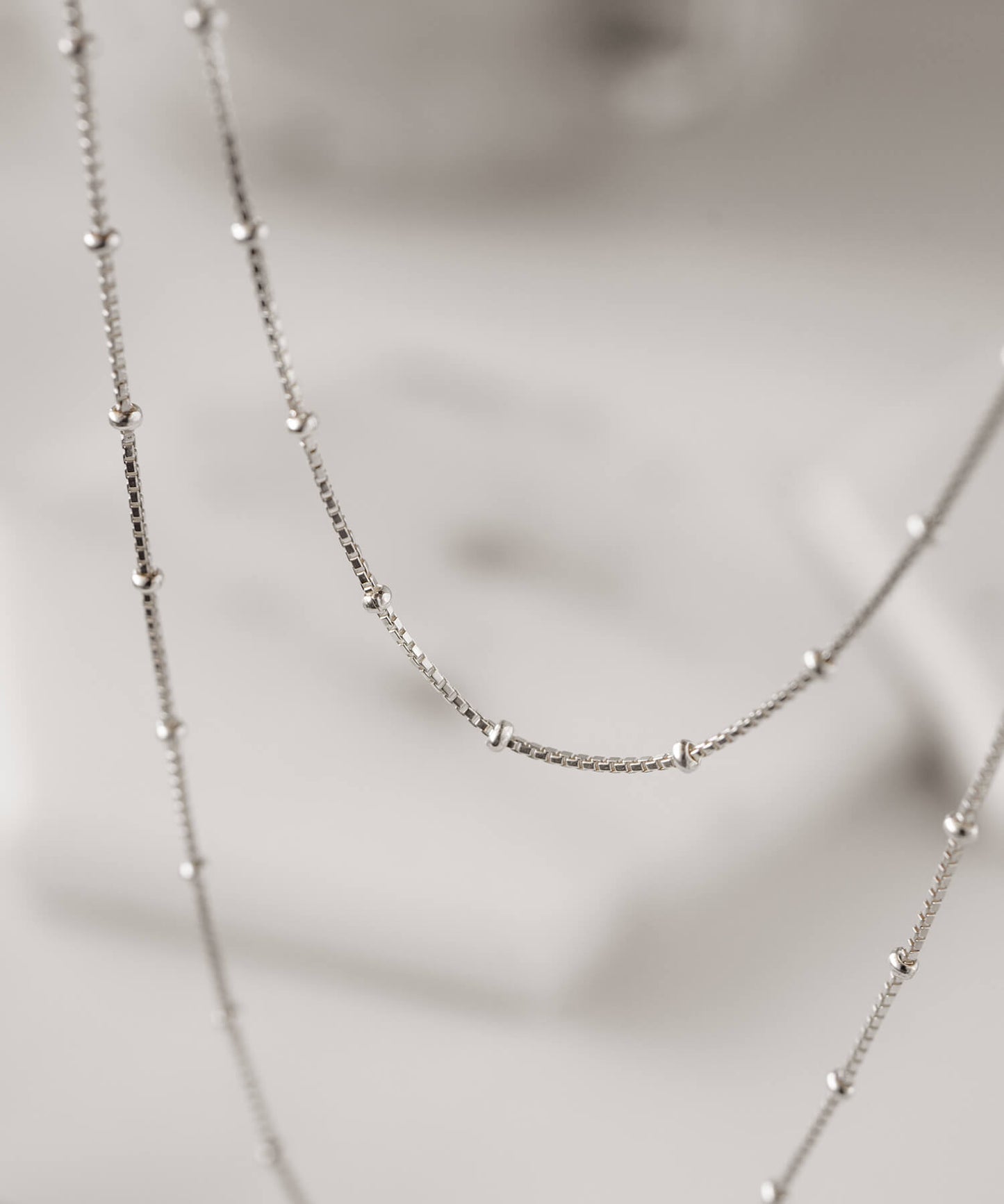 Silver925 Satellite Dot Chain Necklace | ARETE