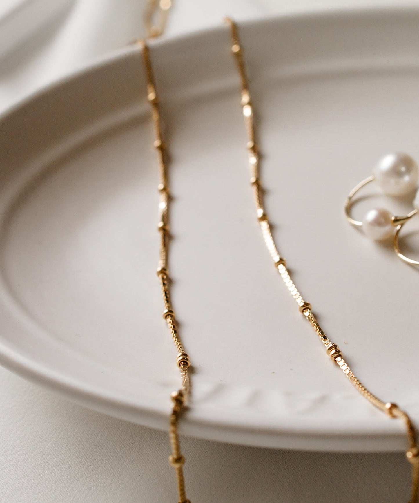 Silver925 Satellite Dot Chain Necklace | ARETE