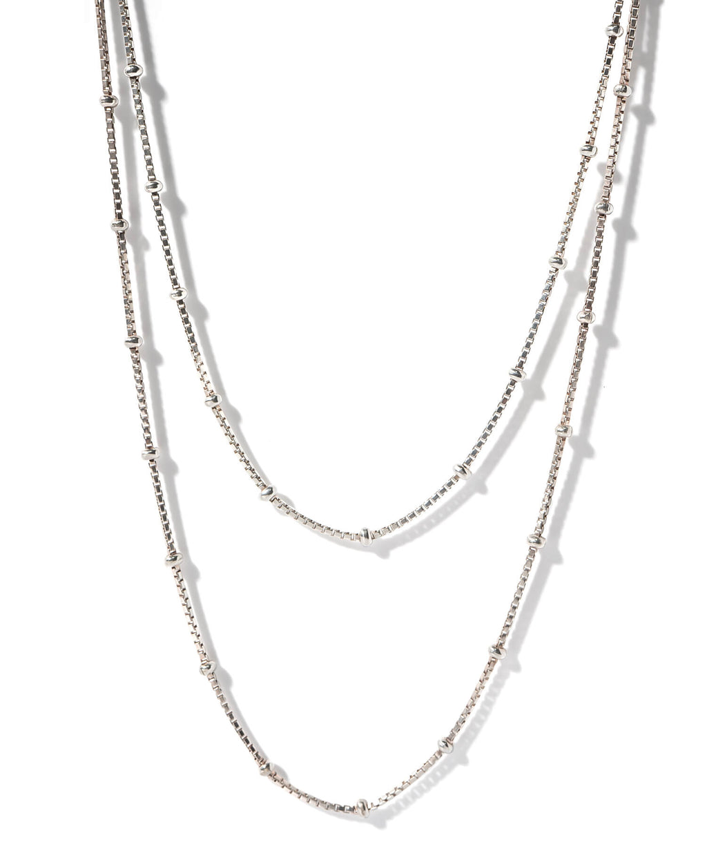 18K Gold Plated Sterling Silver Satellite Dot Chain Necklace | ARETE