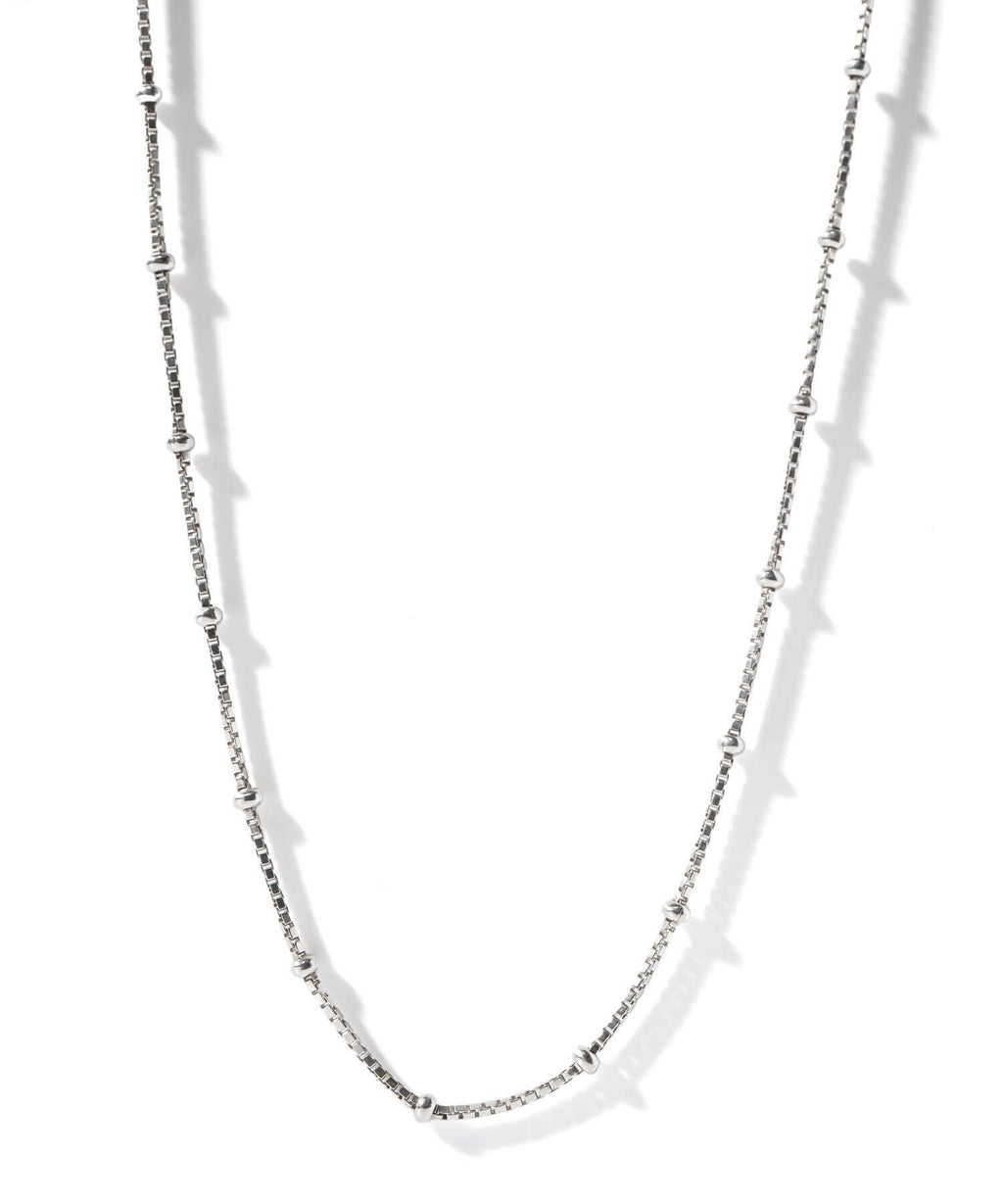 18K Gold Plated Sterling Silver Satelite Dot Chain Necklace | ARETE-CHOKER