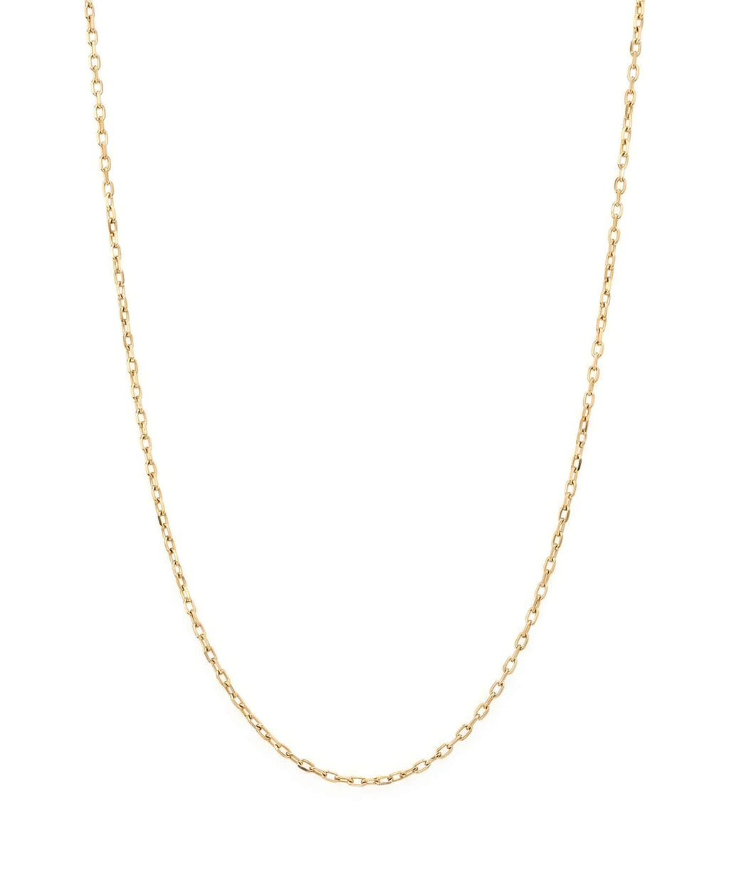 18K Gold Delicate Cable Chain Necklace | ARIADNE-AIR