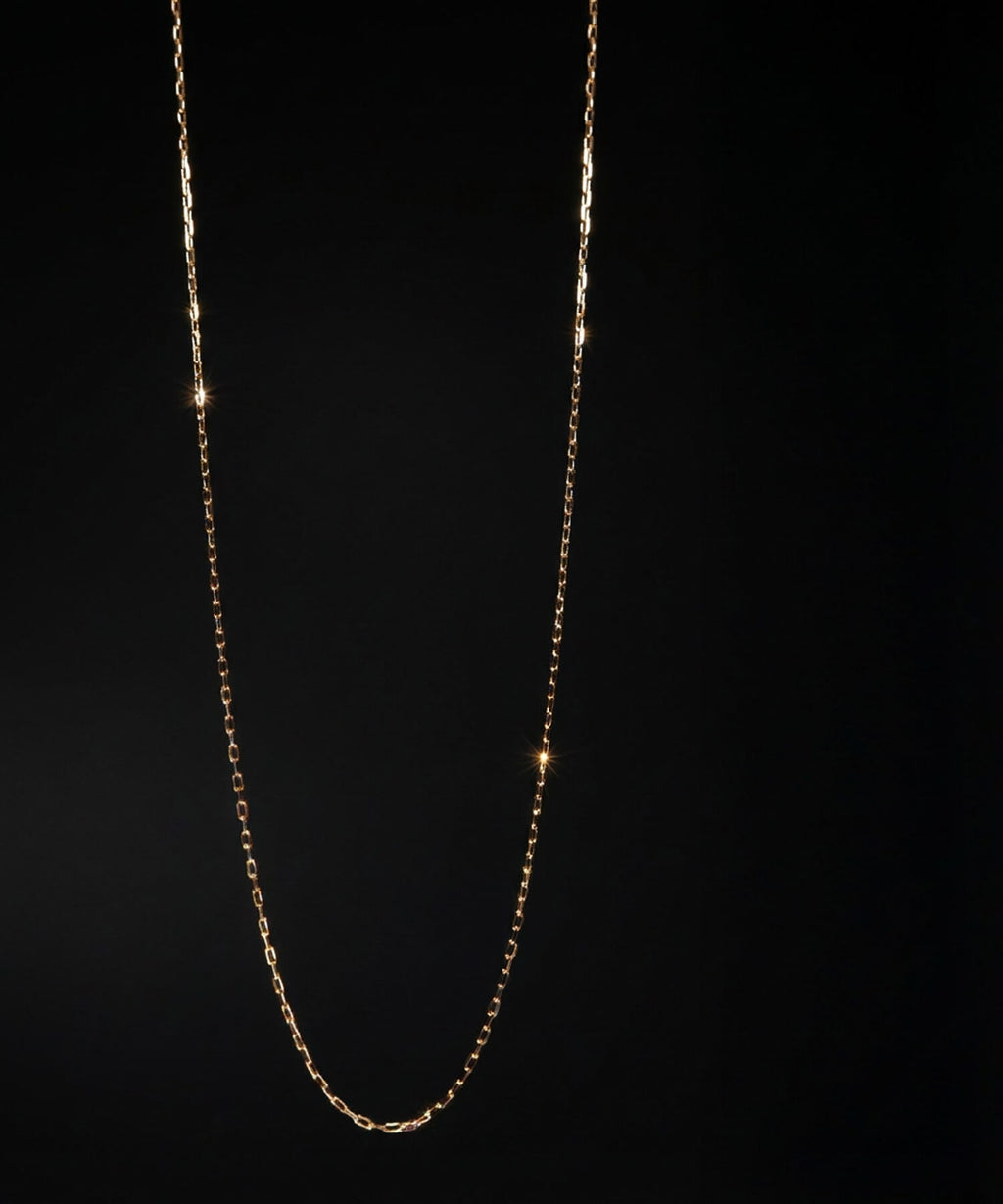 18K Gold Delicate Cable Chain Necklace | ARIADNE-AIR