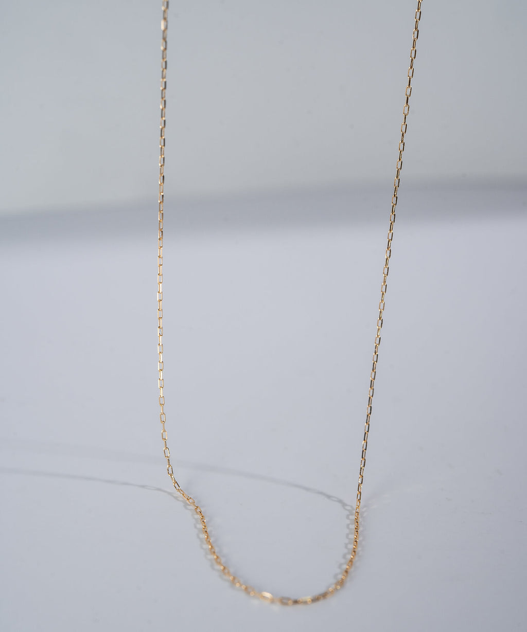 18K Gold Delicate Cable Chain Necklace | ARIADNE-AIR