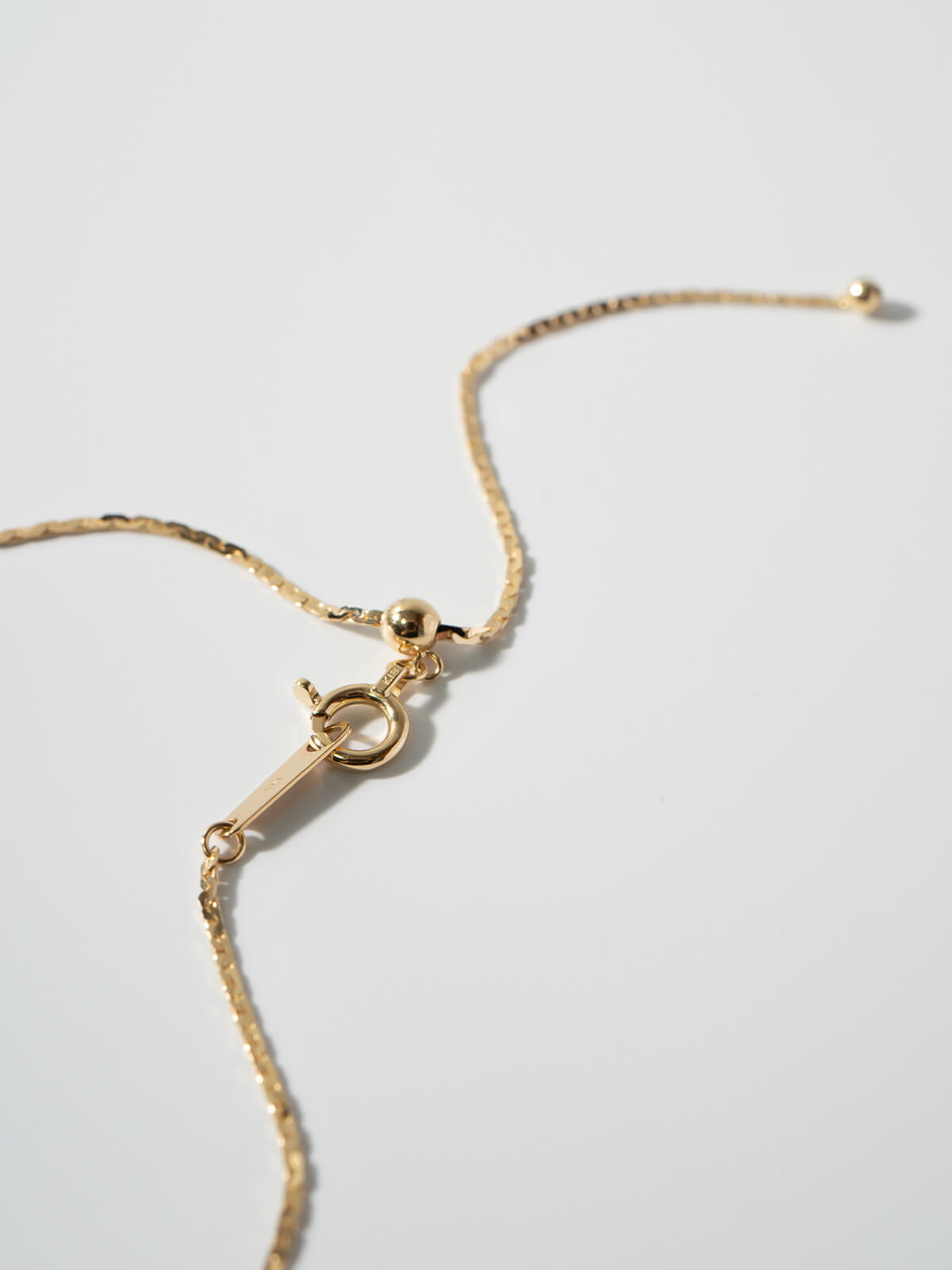 18K Gold Silken Rectangle Chain Necklace | ARIADNE-ELNE