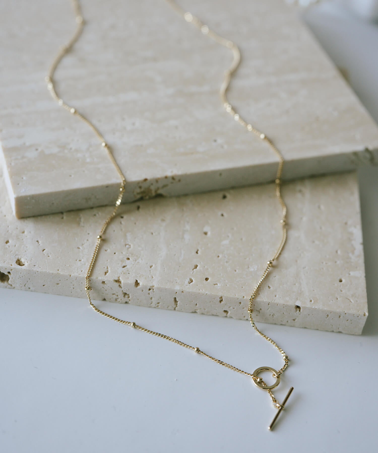 10K Gold Satellite Dot Chain Necklace | ARIADNE STELLA
