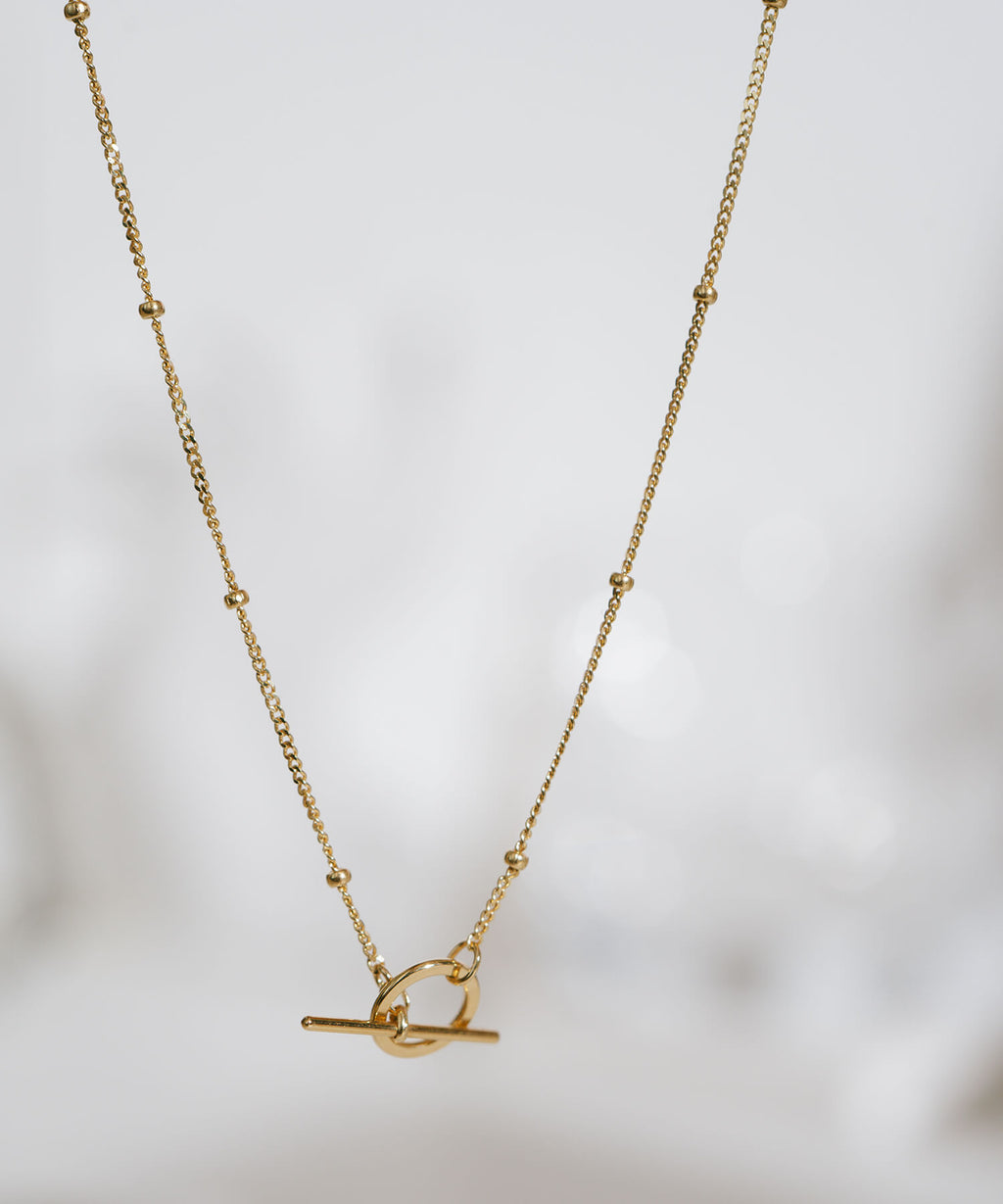 10K Gold Satellite Dot Chain Necklace | ARIADNE STELLA