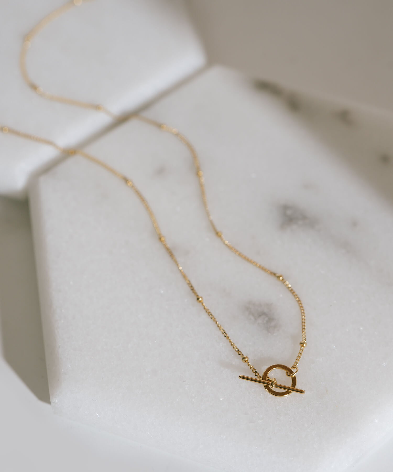 10K Gold Satellite Dot Chain Necklace | ARIADNE STELLA