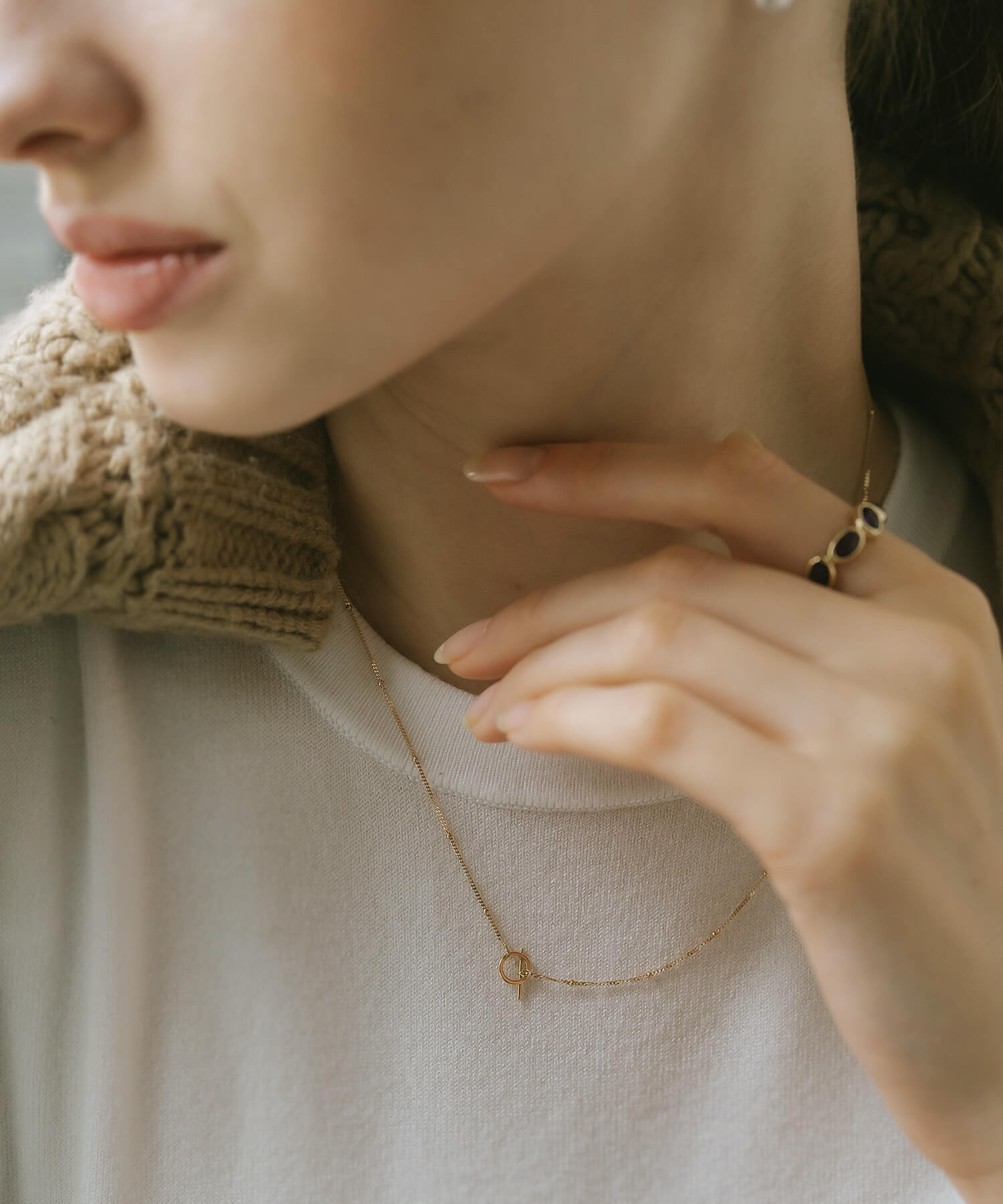 10K Gold Satellite Dot Chain Necklace | ARIADNE STELLA