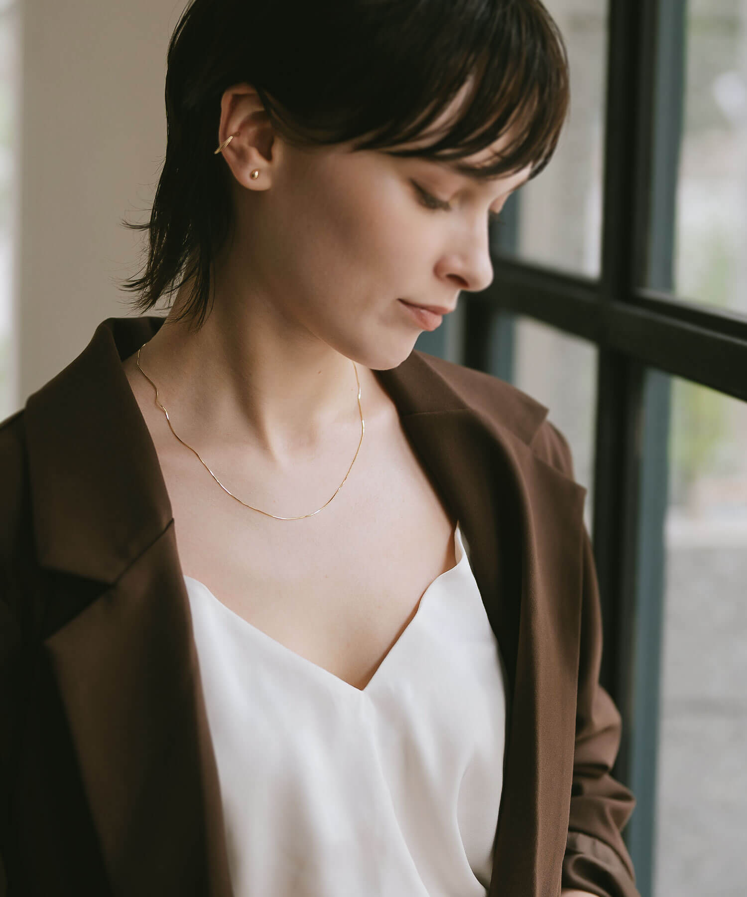 18K Gold Silken Radiance Necklace | ARIADNE-SERA