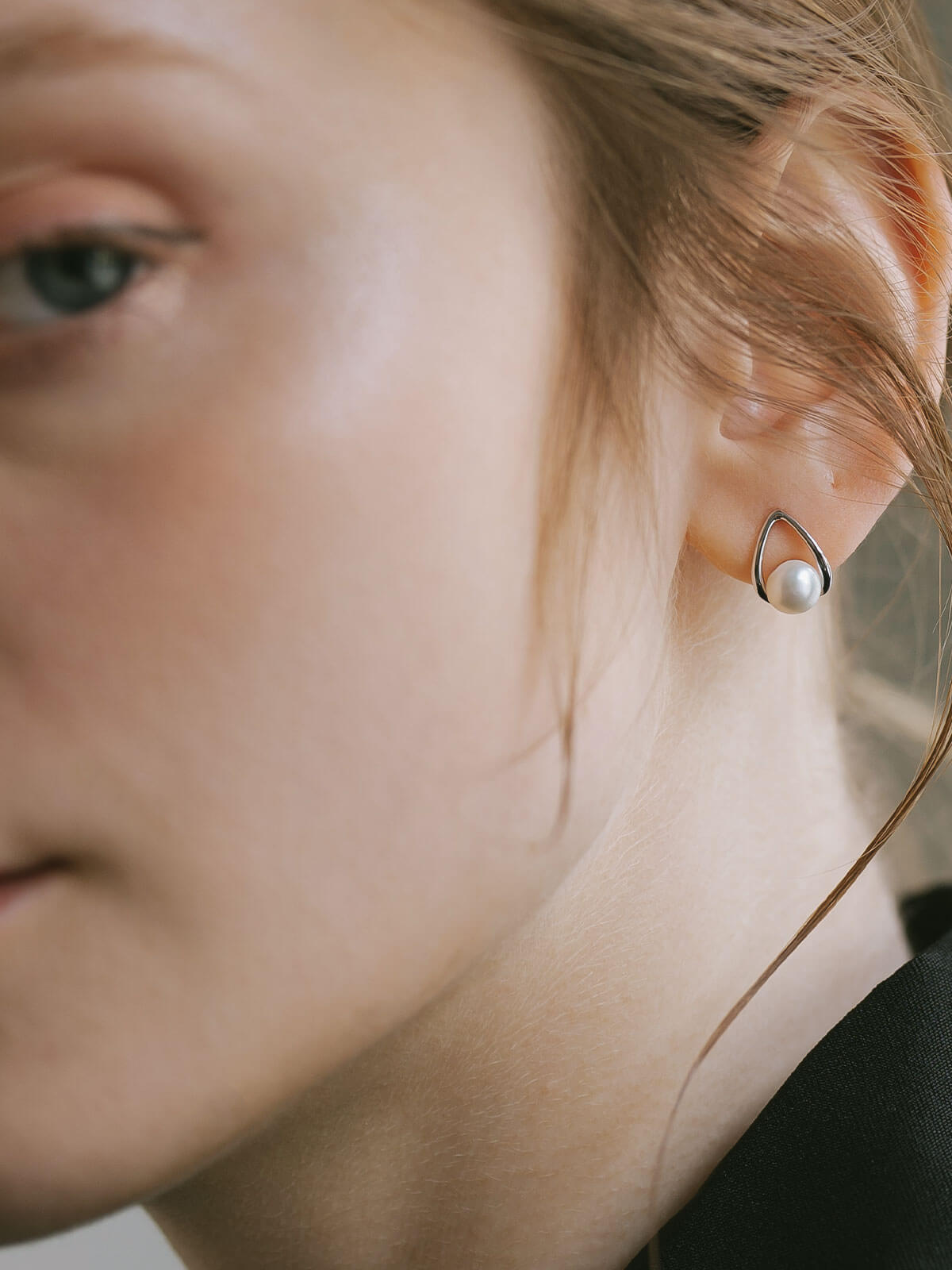 Silver925 drop pearl Earrings | ARNE-PE