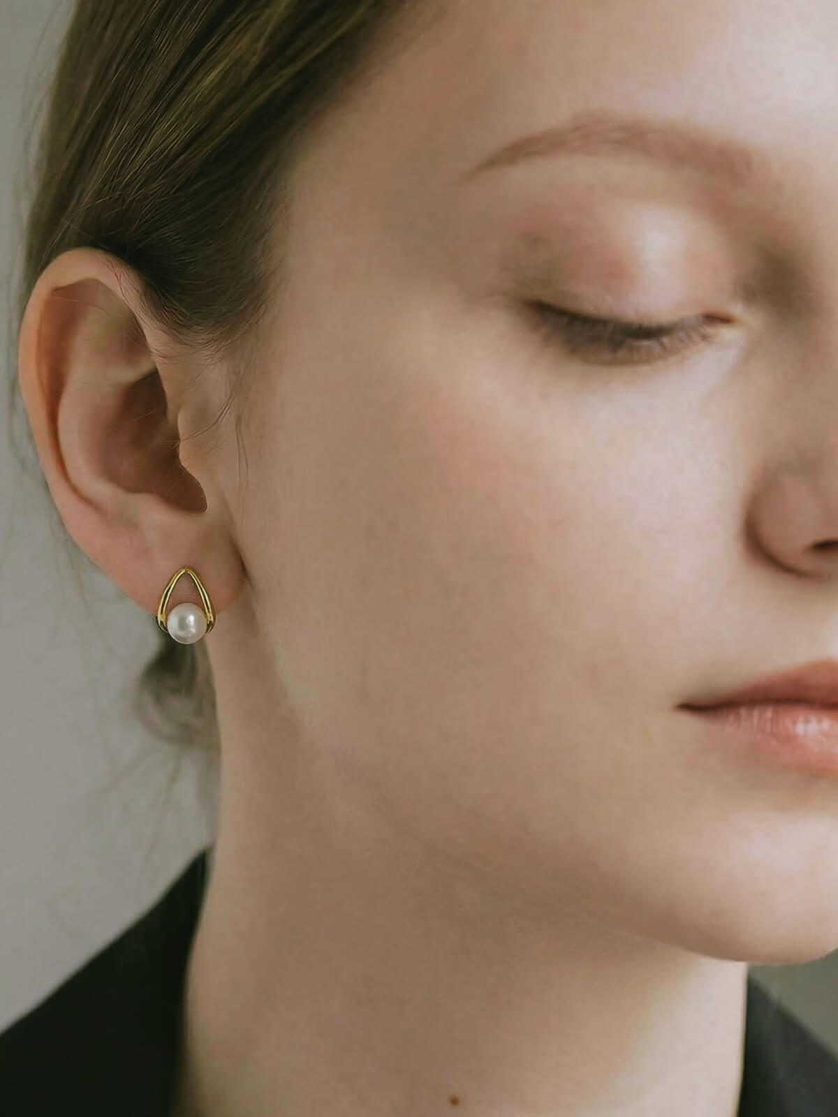 Silver925 drop pearl Earrings | ARNE-PE