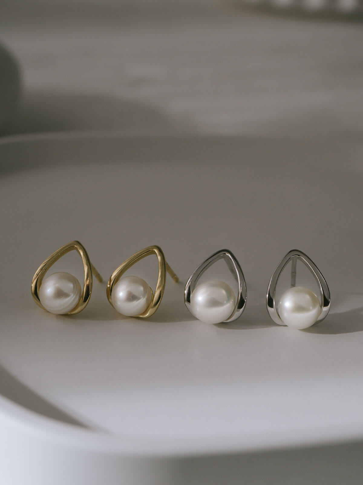 Silver925 drop pearl Earrings | ARNE-PE