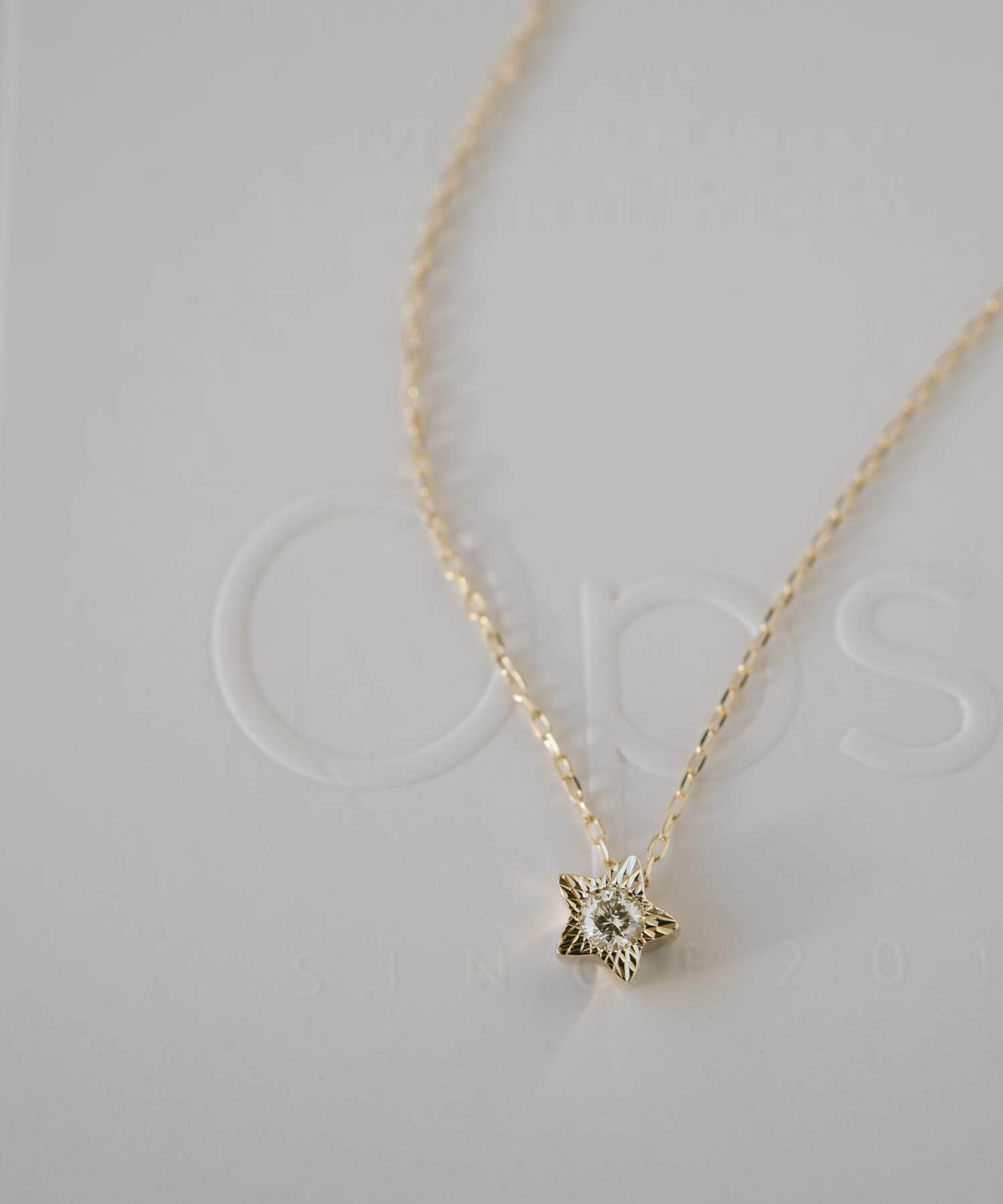 10K Gold Diamond Star Necklace | ATRIA