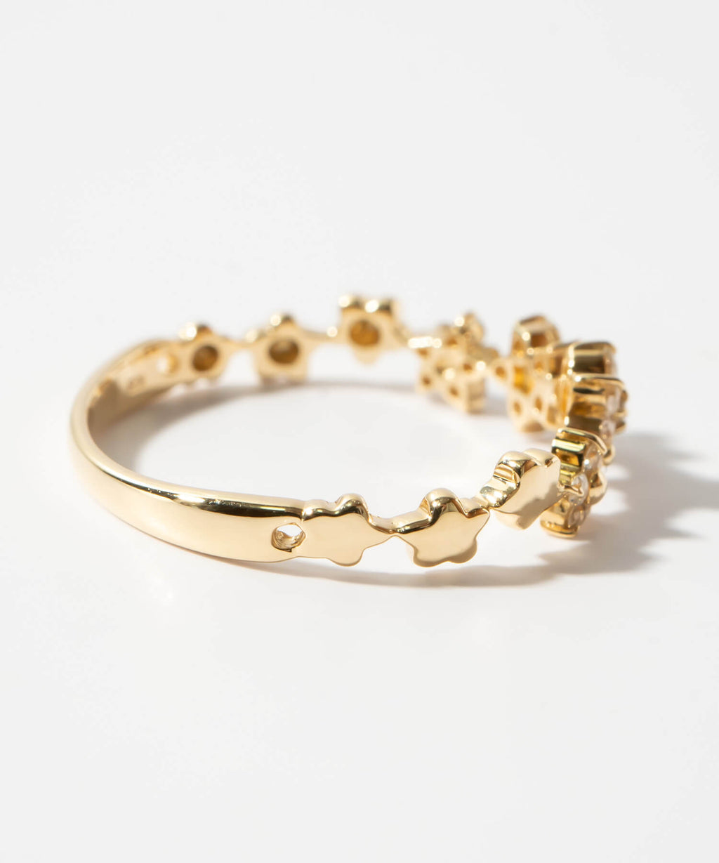 18K Gold Diamond Star Ring | ATRIA