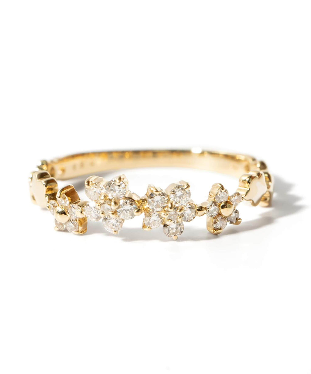 18K Gold Diamond Star Ring | ATRIA