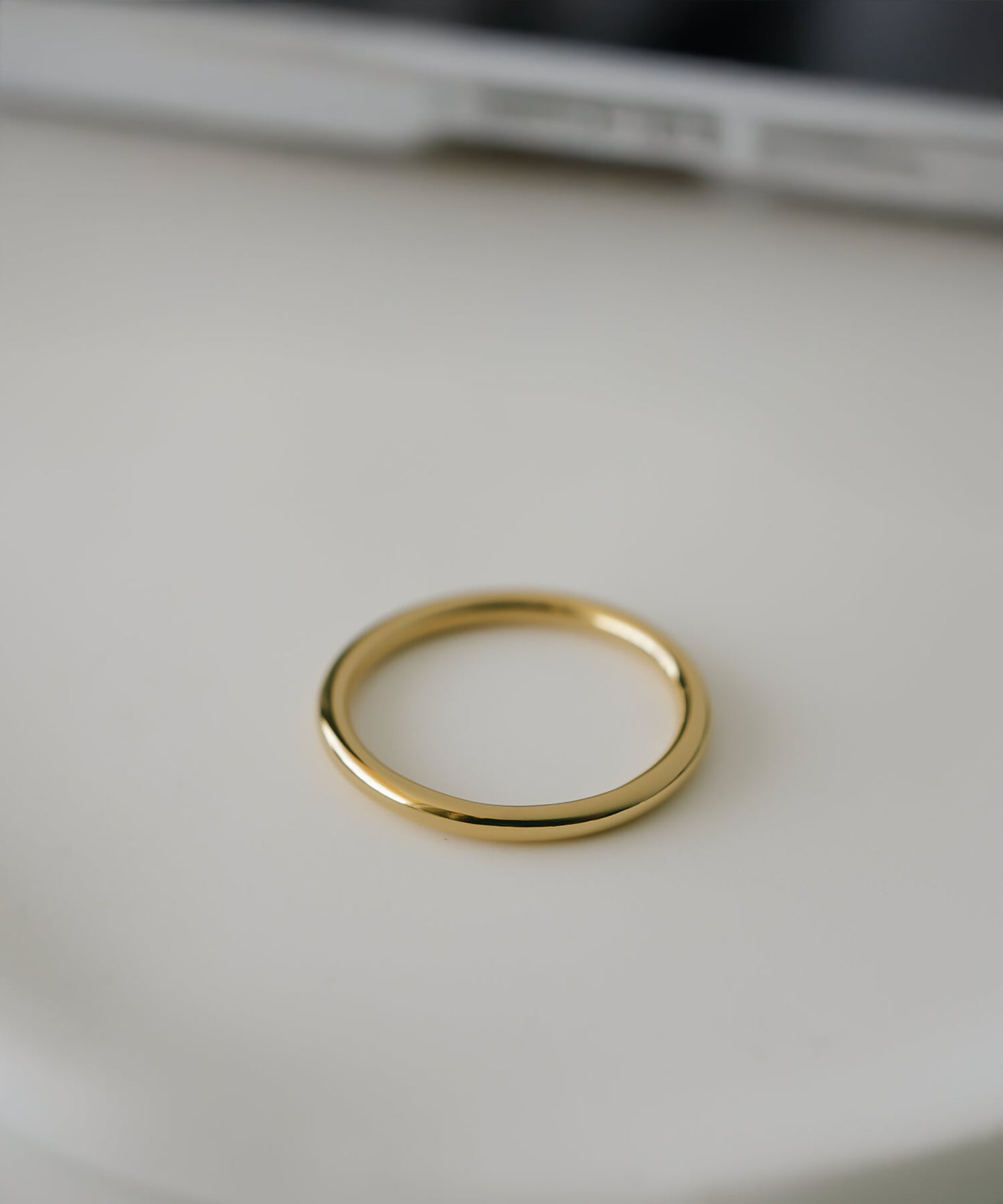 Full Round Plain Band Ring 2mm | AUREOLA-2MM