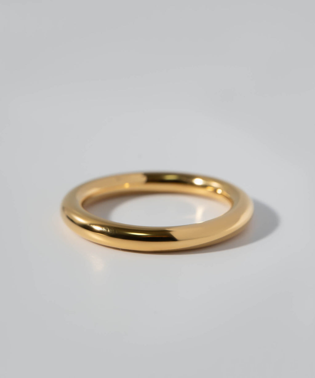 Full Round Plain Band Ring 3mm | AUREOLA-3MM