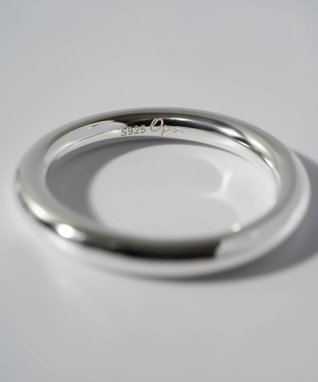 Full Round Plain Band Ring 3mm | AUREOLA-3MM