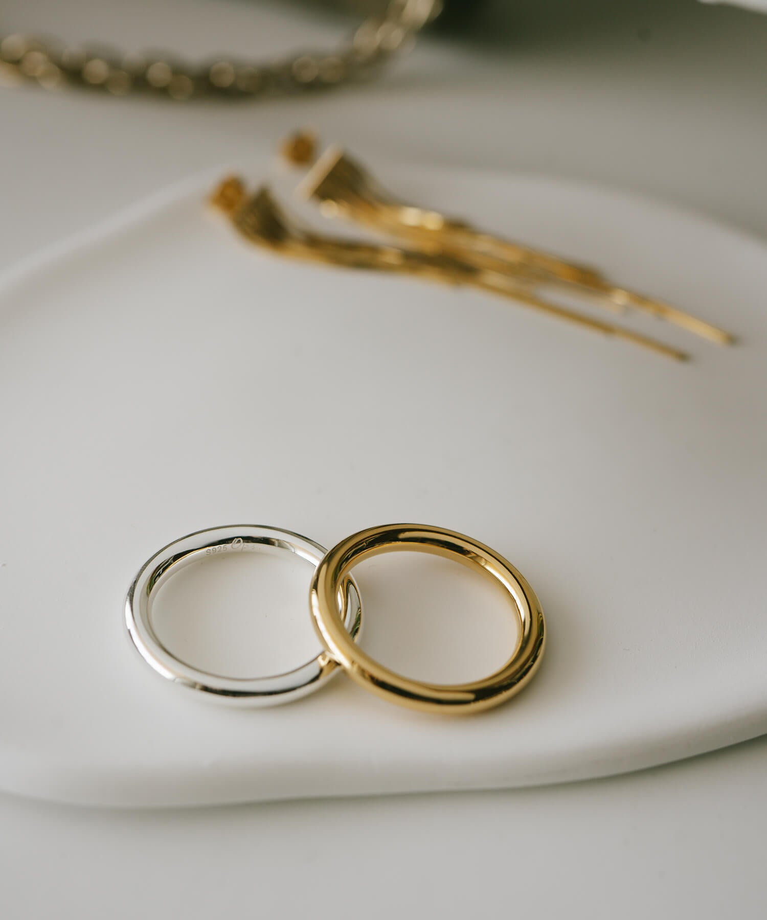 Full Round Plain Band Ring 3mm | AUREOLA-3MM