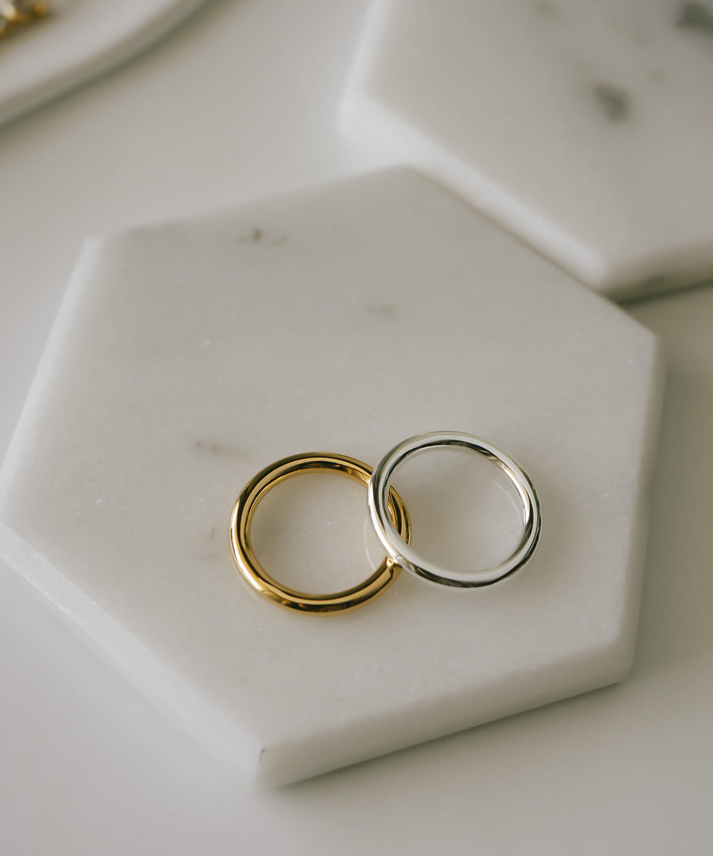 Full Round Plain Band Ring 3mm | AUREOLA-3MM