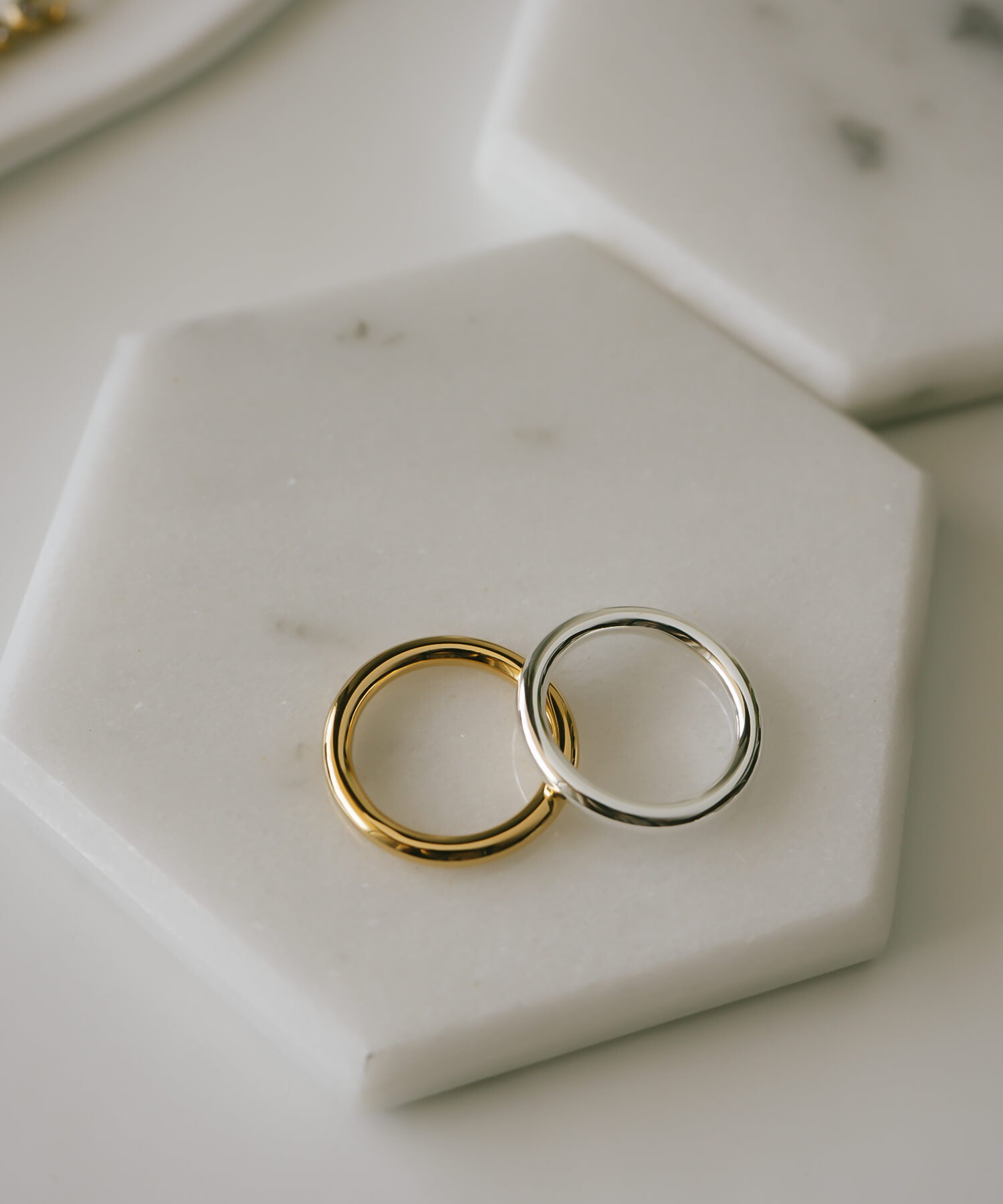 Full Round Plain Band Ring 3mm | AUREOLA-3MM