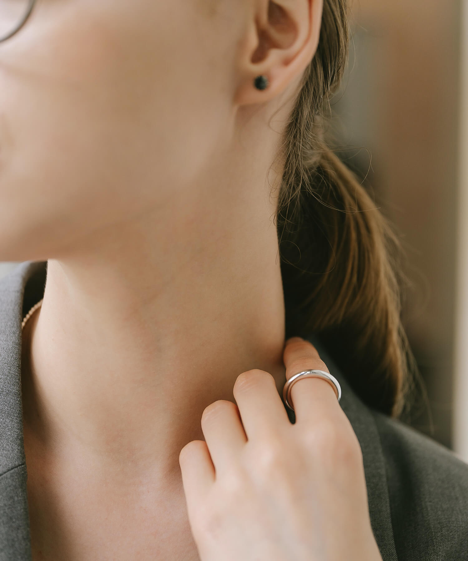 Full Round Plain Band Ring 3mm | AUREOLA-3MM