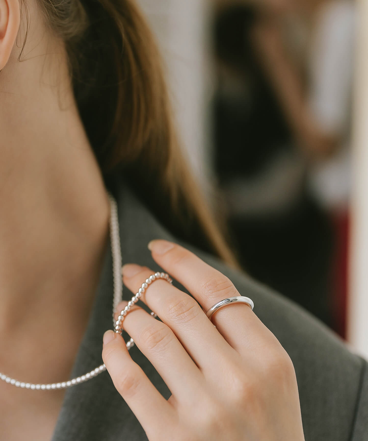 Full Round Plain Band Ring 3mm | AUREOLA-3MM