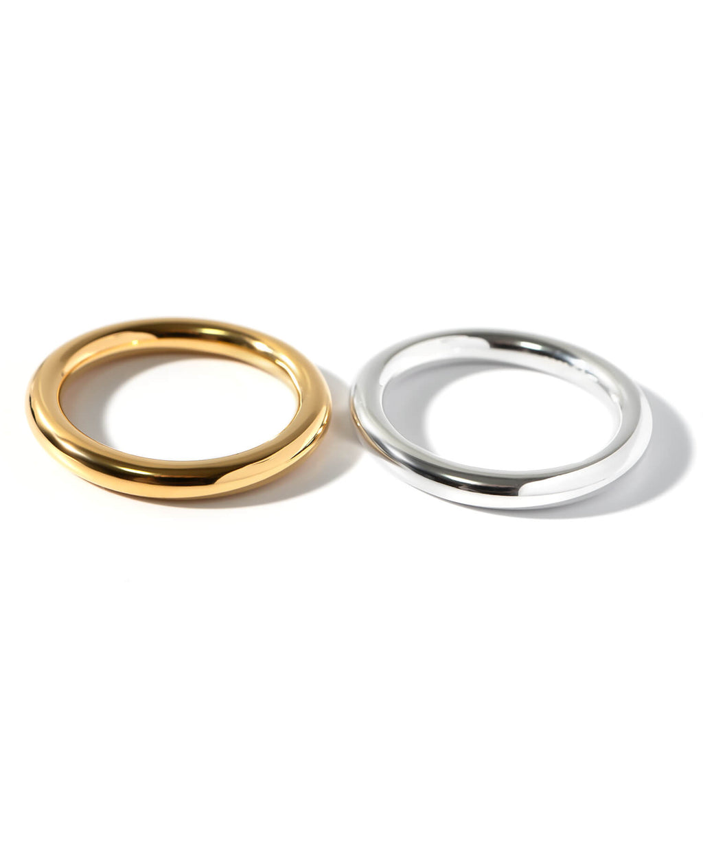 Full Round Plain Band Ring 3mm | AUREOLA-3MM