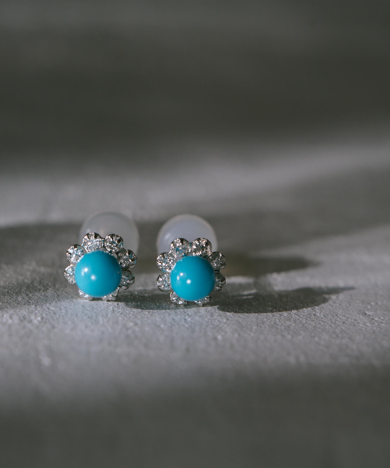 Turquoise Floral Orbit Earrings | AZEL