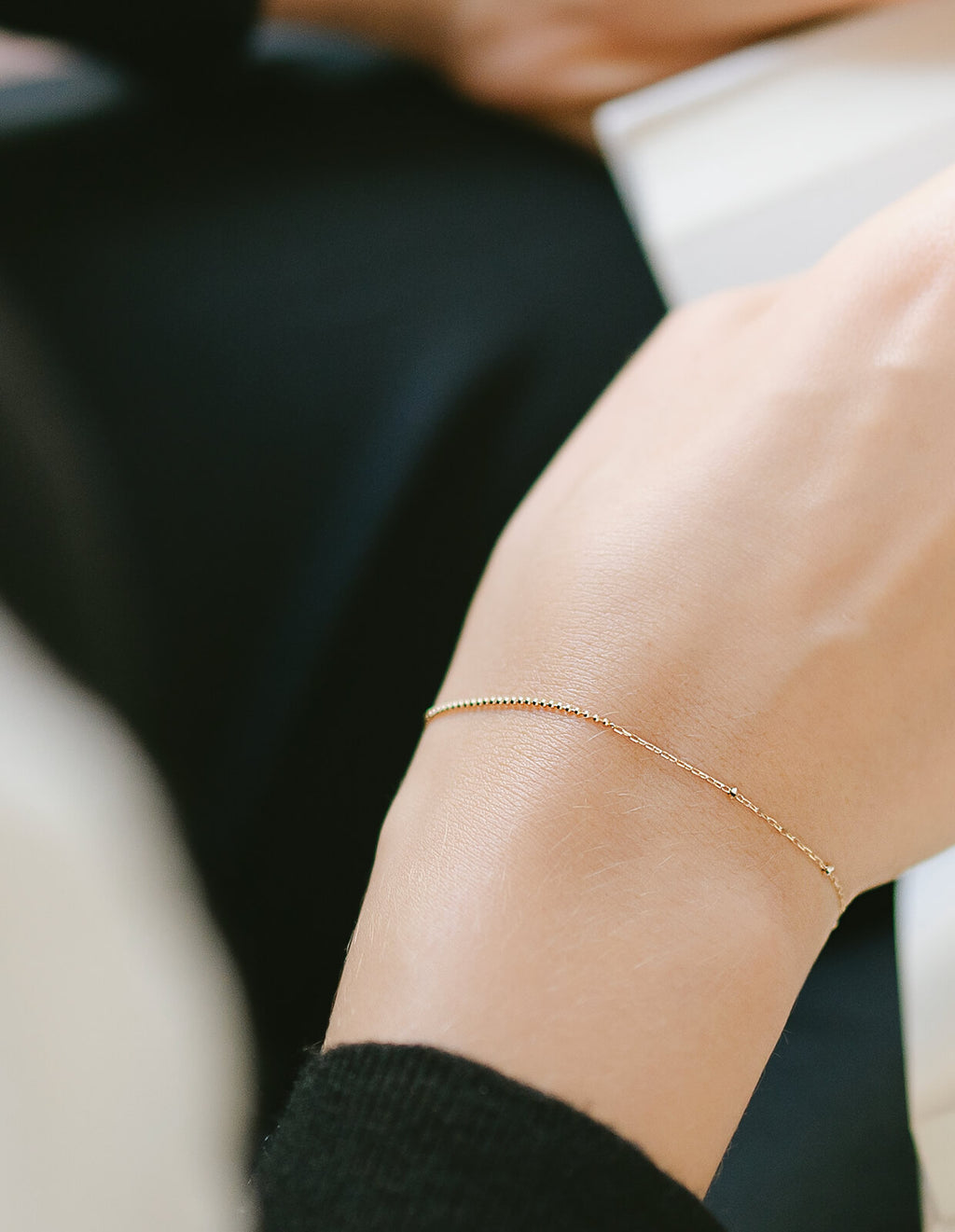 10K Gold Mix Chain Gold Bracelet | ARIADNE-MIKTOS-BR
