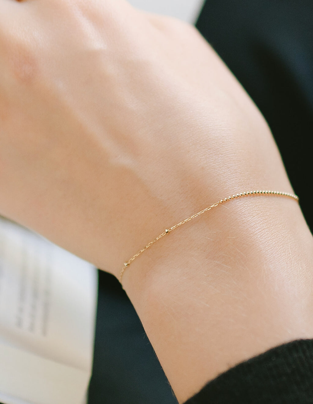 10K Gold Mix Chain Gold Bracelet | ARIADNE-MIKTOS-BR