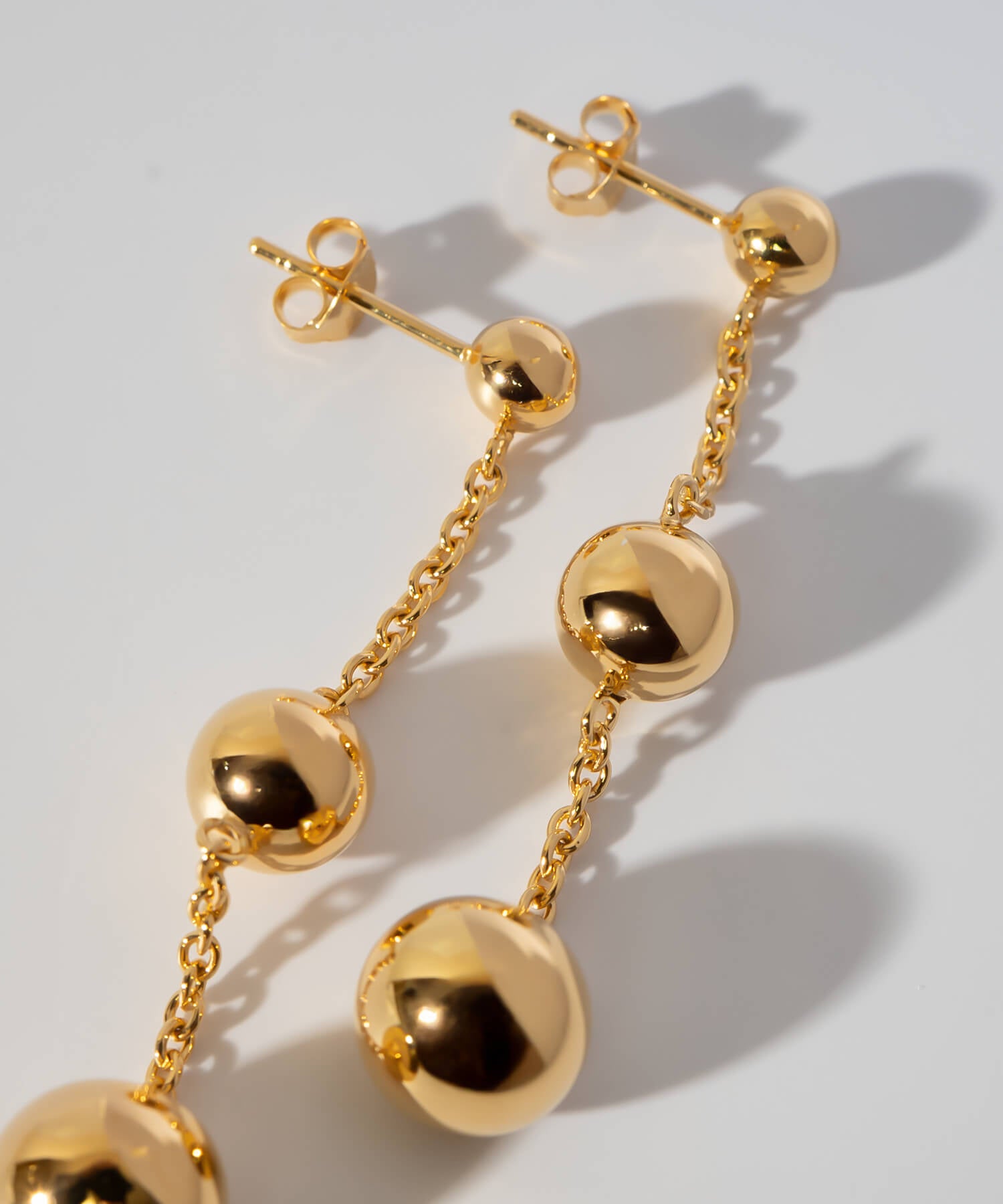18K Gold Plated Sterling Silver Trio Orb Pierce | BAO