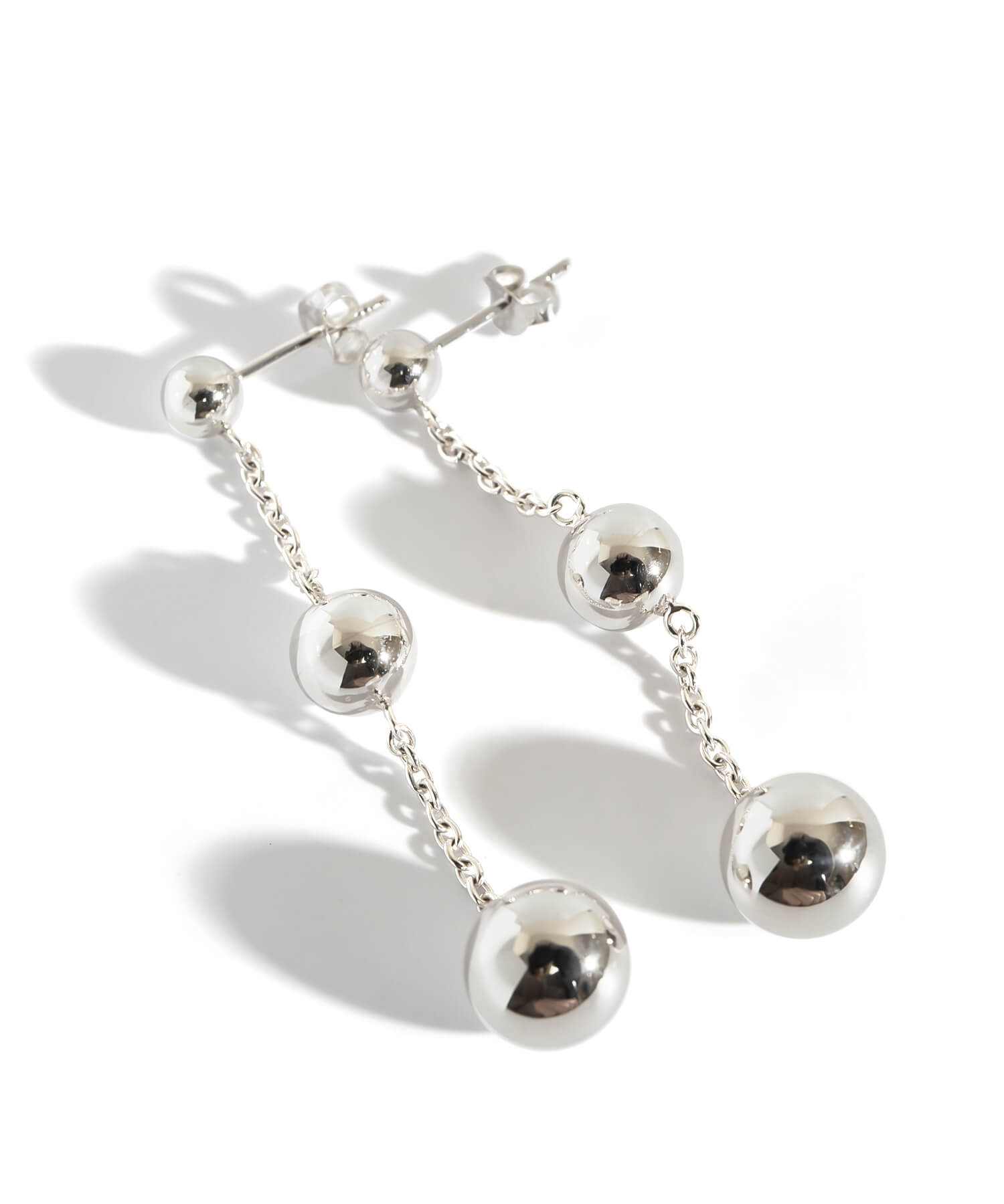 18K Gold Plated Sterling Silver Trio Orb Pierce | BAO