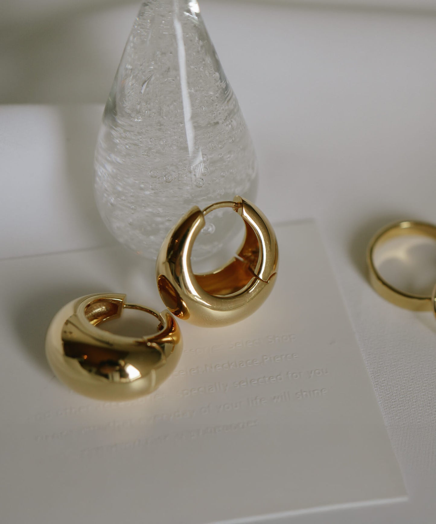 Silver925 Plump Hoop Earrings | CAPALLE