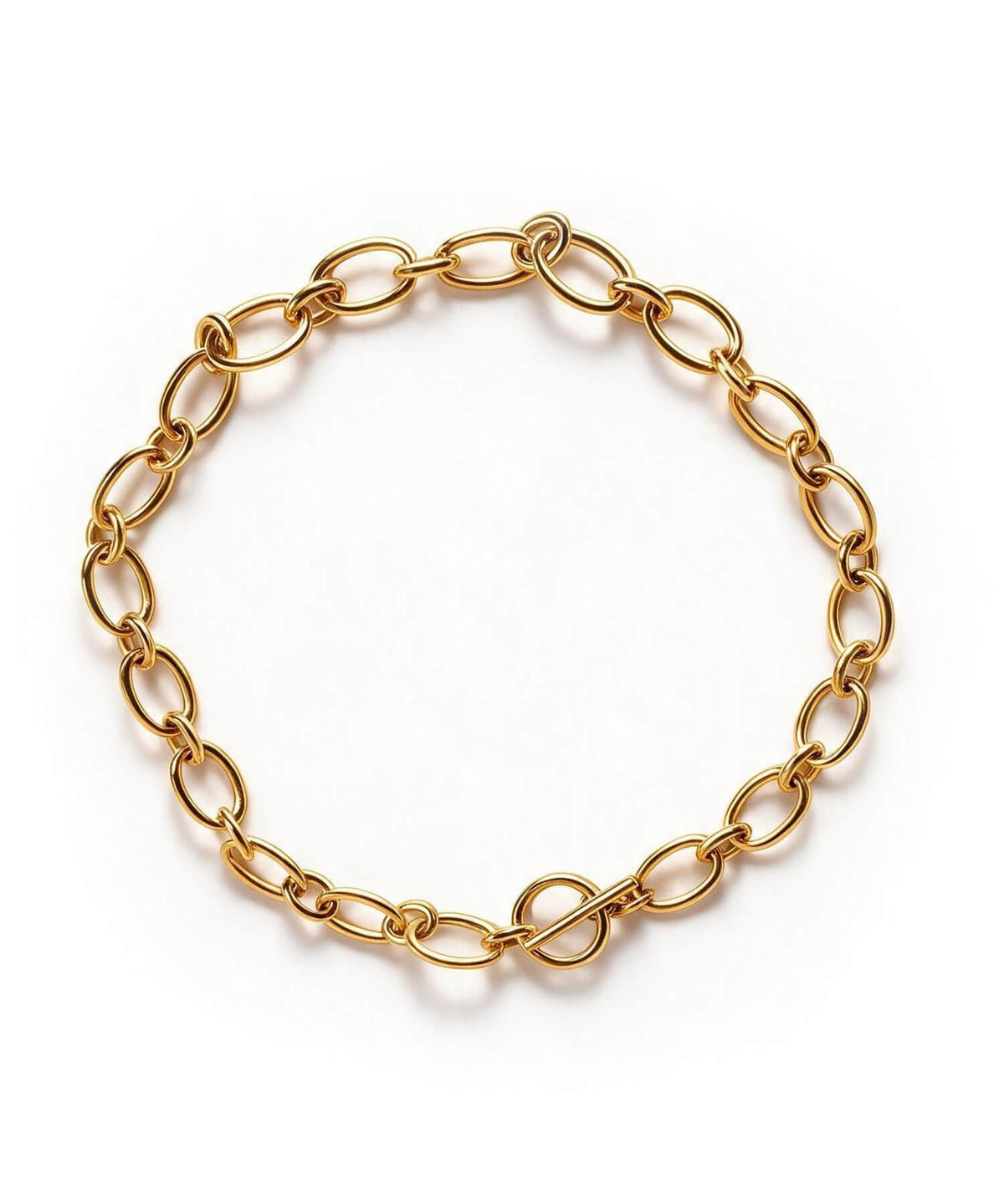 Sterling silver chunky chain choker | CARCHE