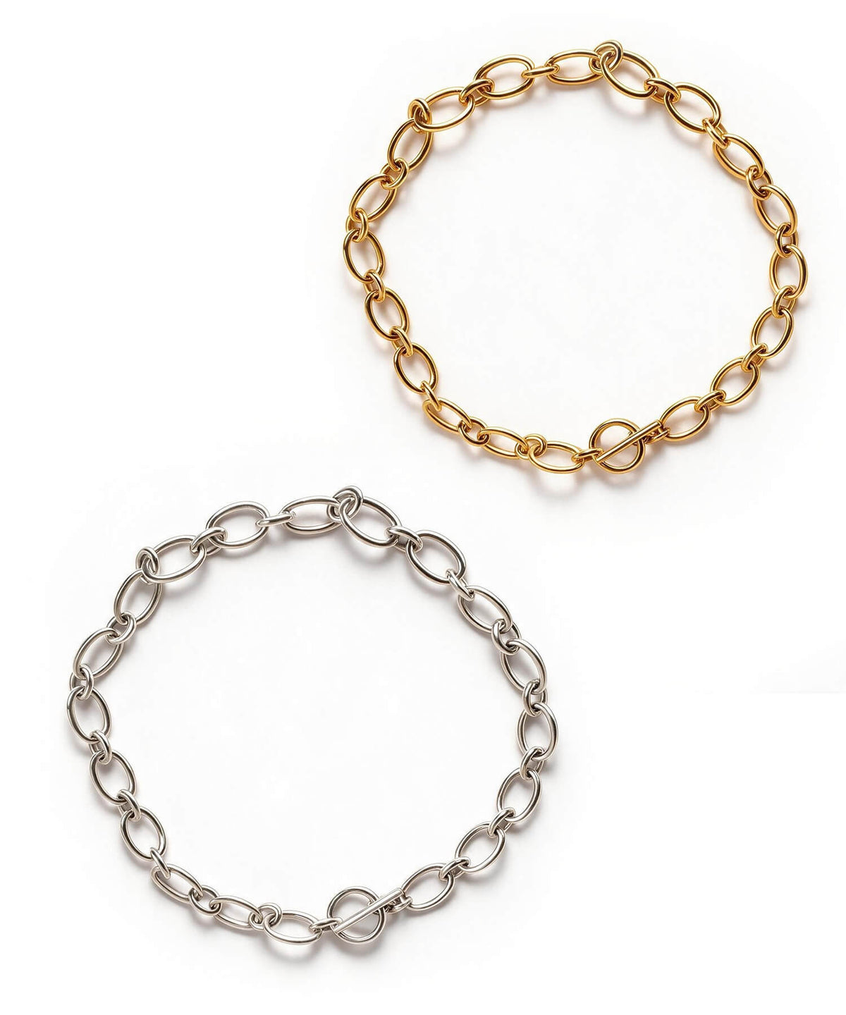 Sterling silver chunky chain choker | CARCHE