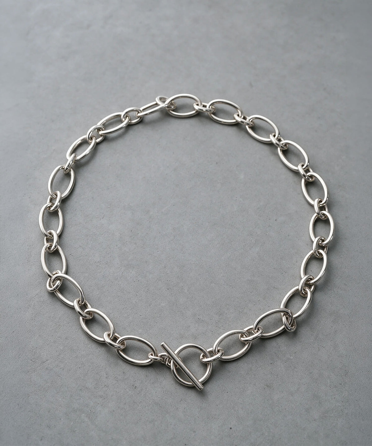 Sterling silver chunky chain choker | CARCHE